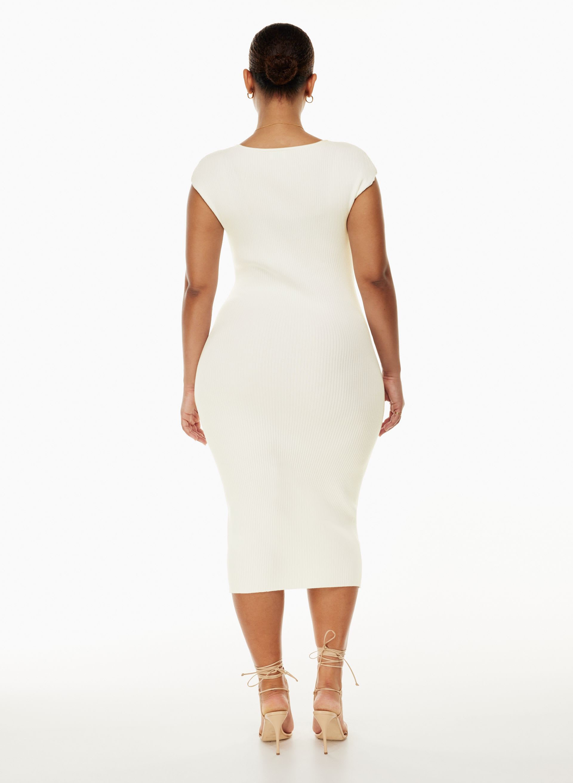 aritzia cut out dress Cutout Knit Mini Dress