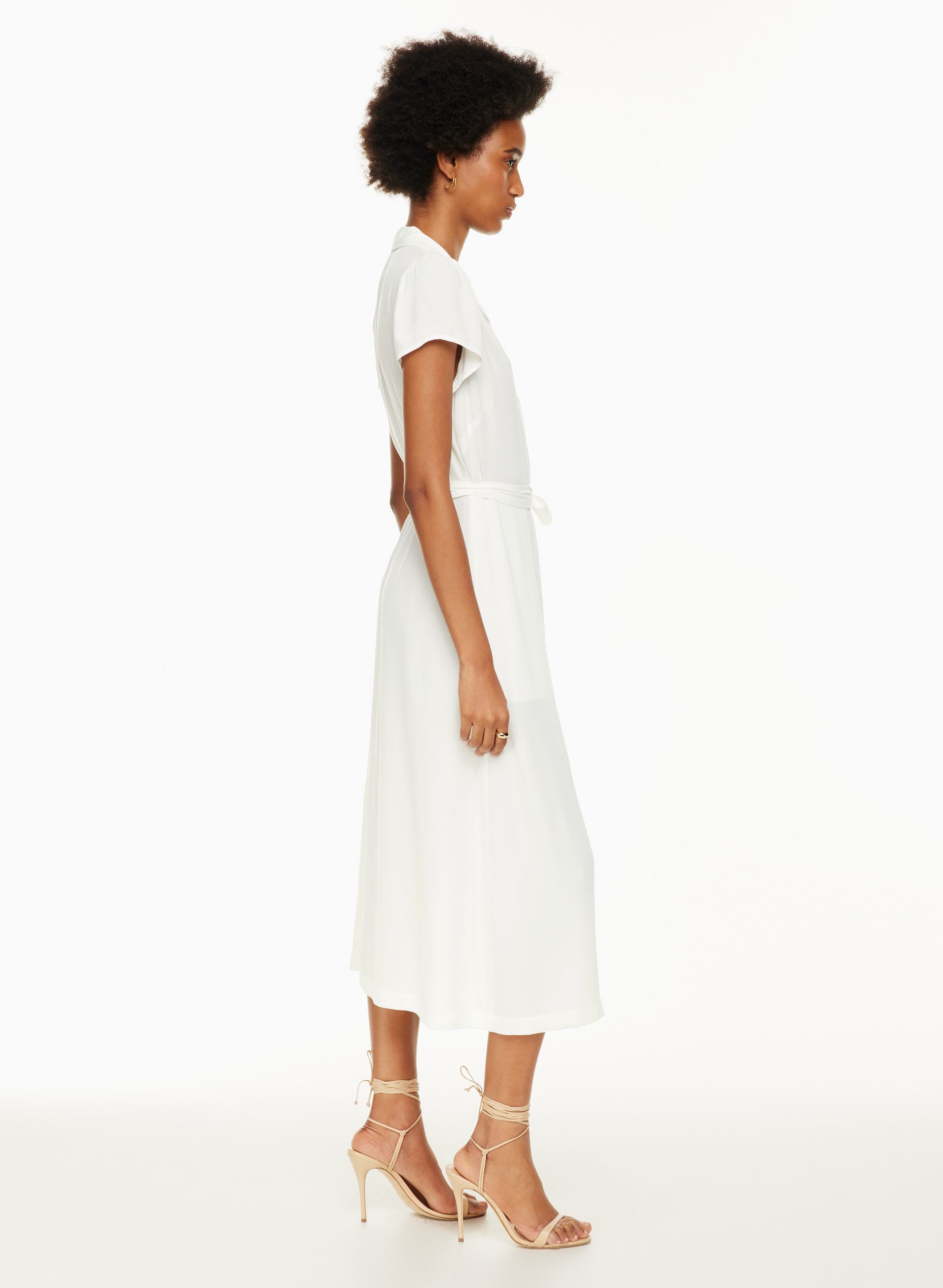 white dress shirt french cuff Dress Shirt in White with French Cuffs, Medium by Alain Dupetit