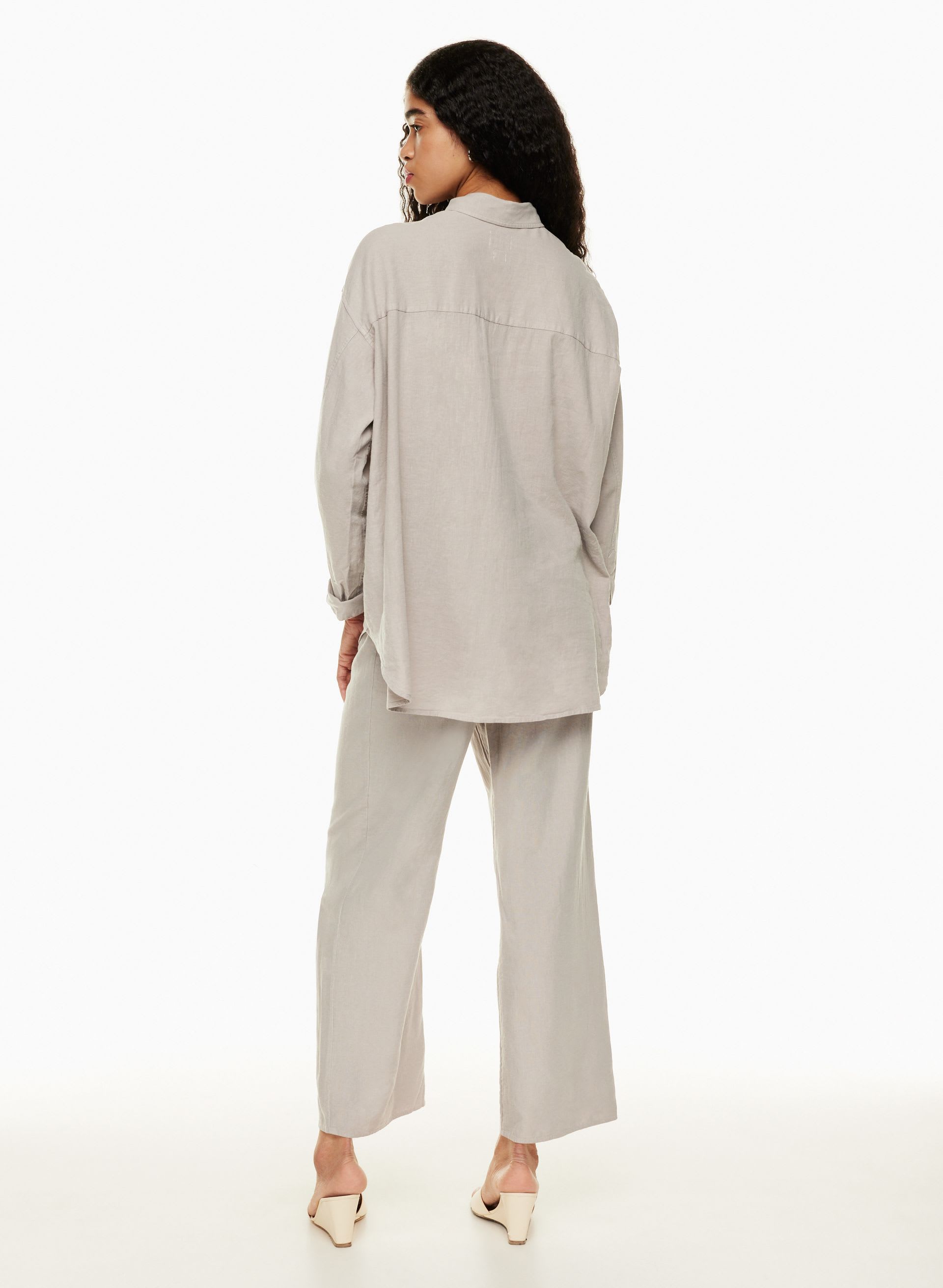 LODGE LINEN PANT | Aritzia