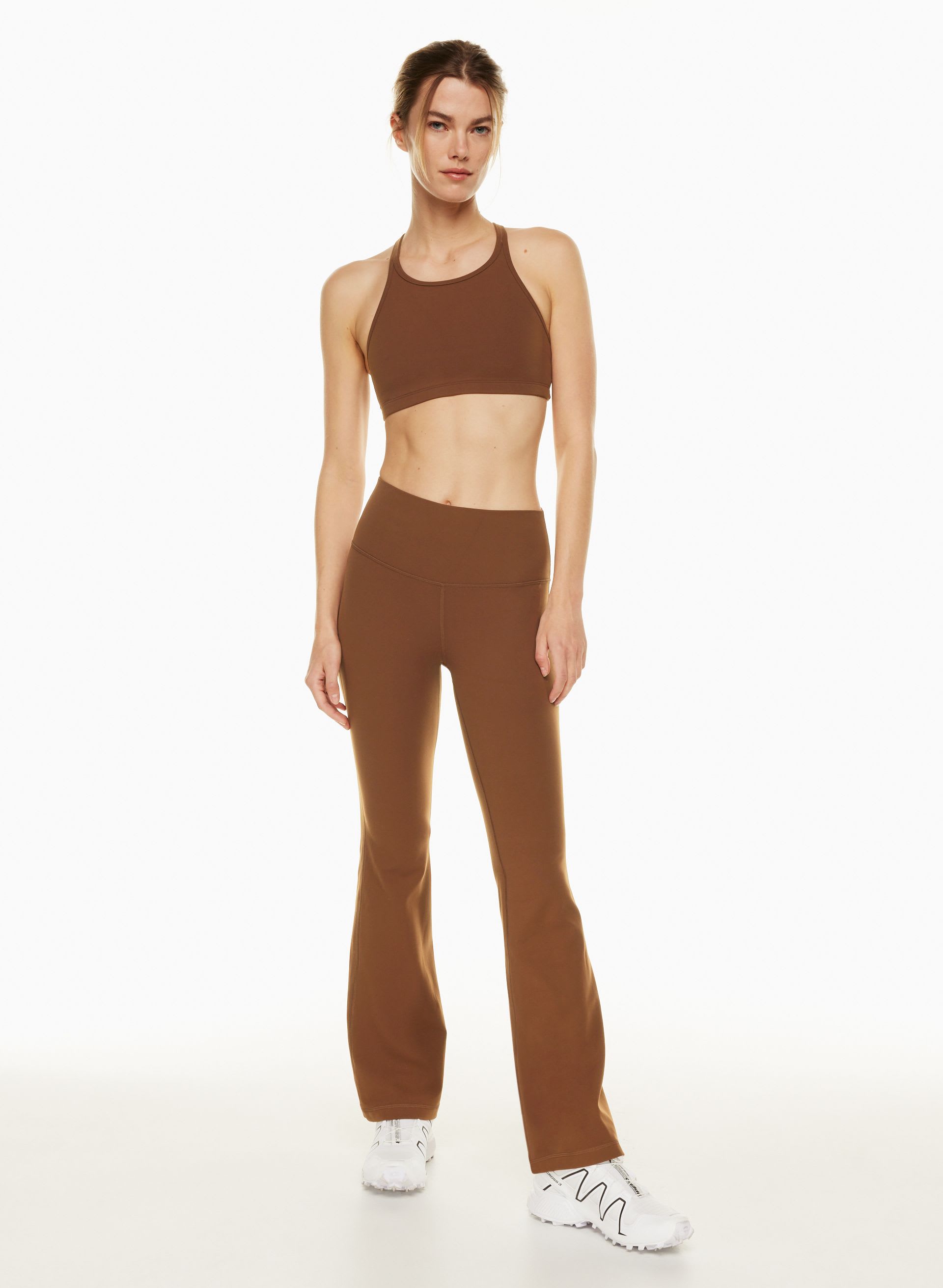 TNABUTTER™ ATMOSPHERE FLARE HI-RISE LEGGING | Aritzia