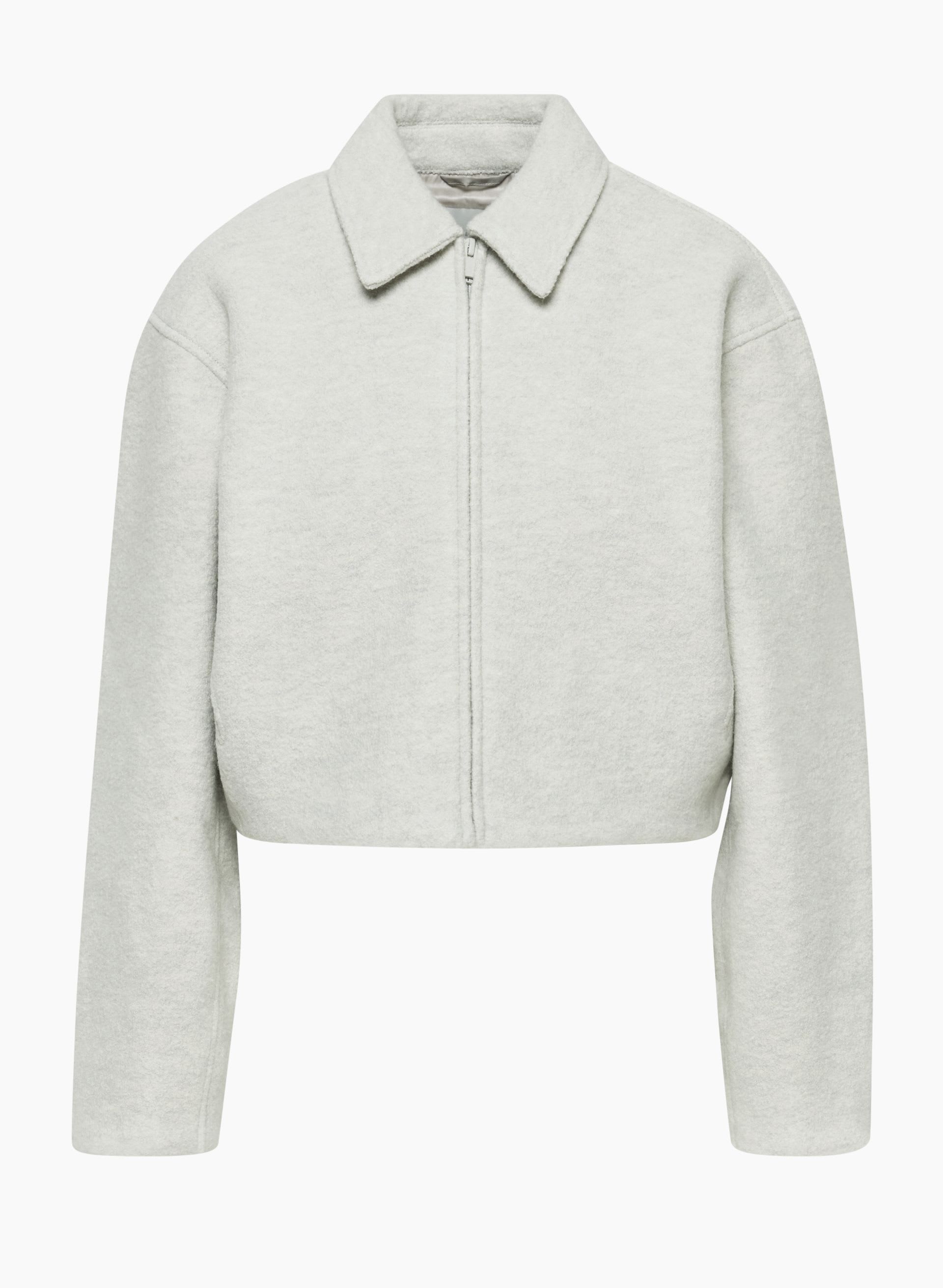 BLOUSON D'AVIATEUR BRITANNIA EN LAINE MÉRINOS | Aritzia