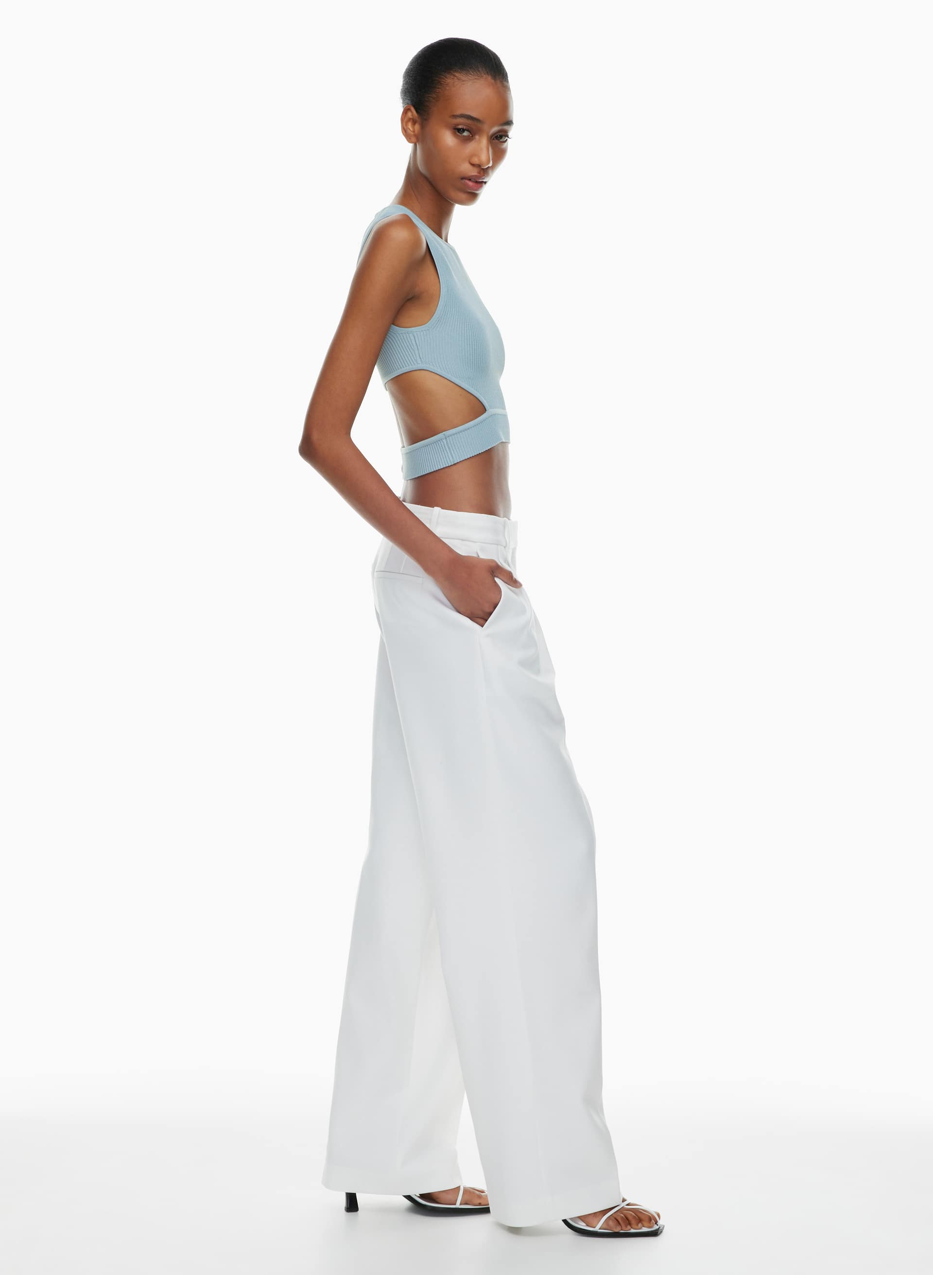 SCULPT KNIT ORCHESTRATE TOP | Aritzia