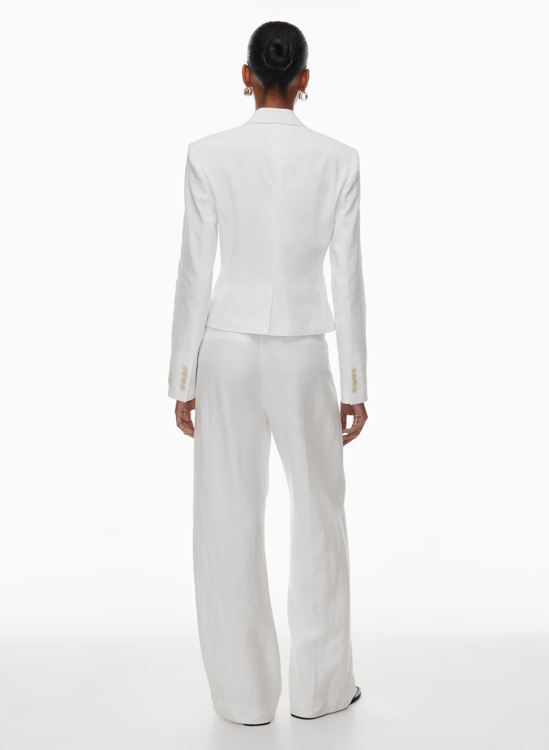 MASTERY LINEN BLAZER | Aritzia