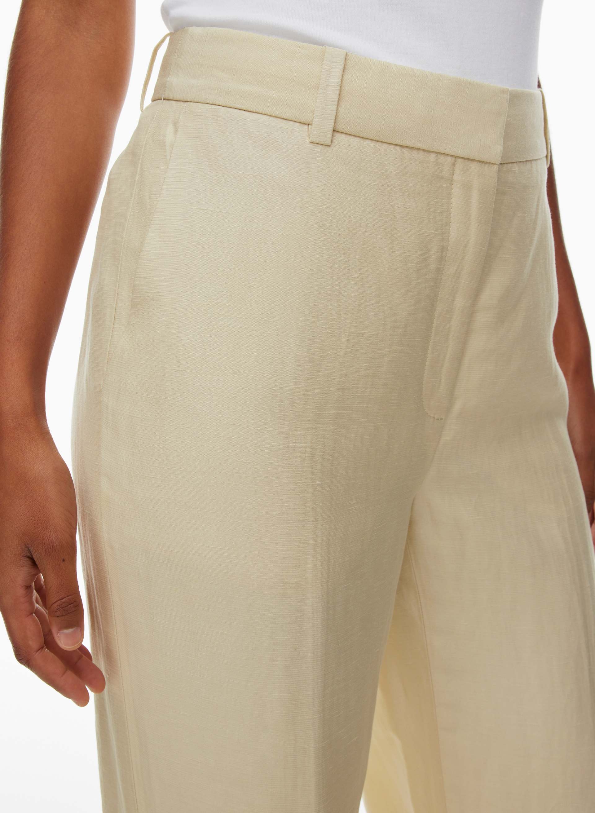 AGENCY LINEN PANT | Aritzia