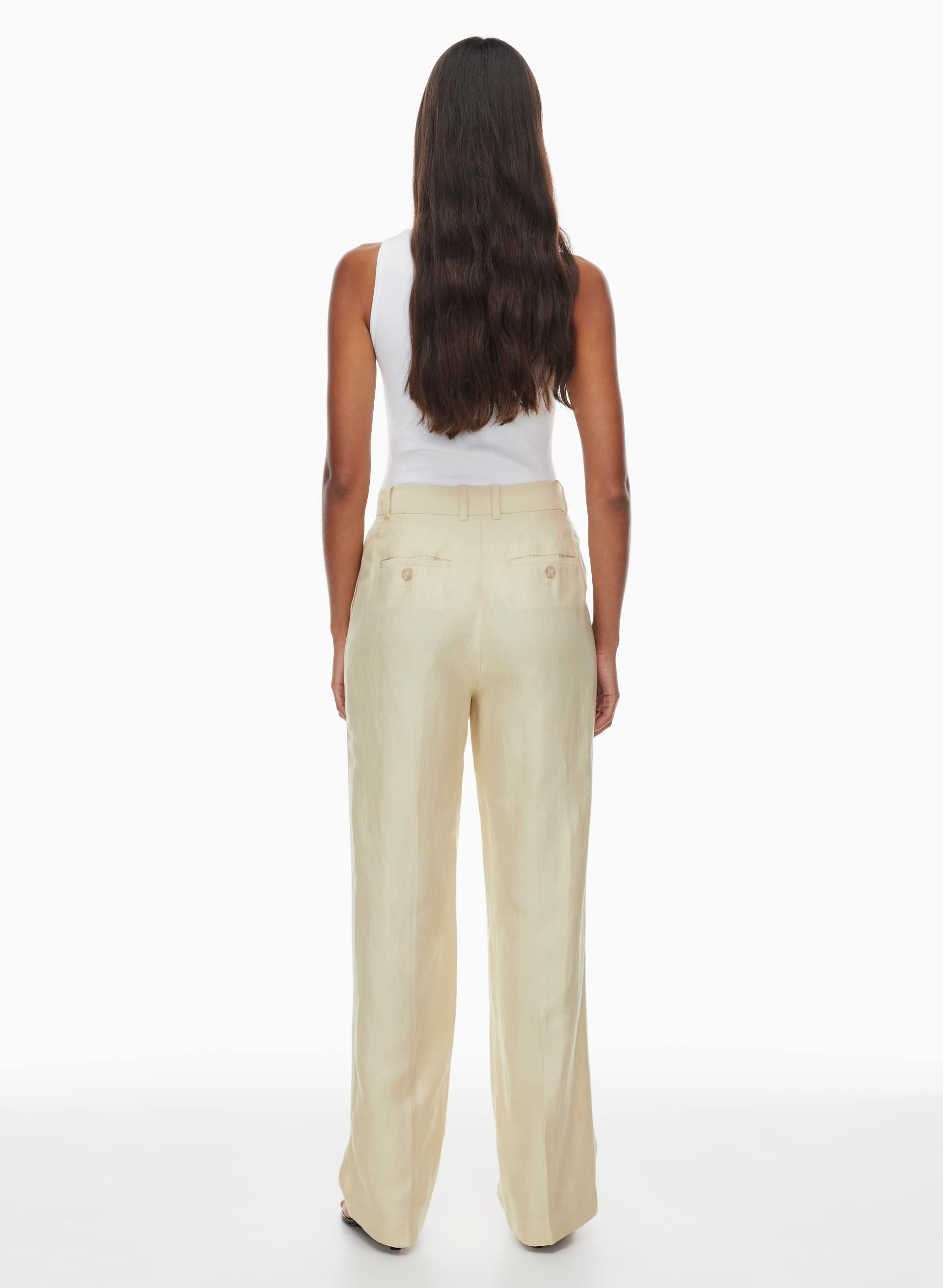 AGENCY LINEN PANT | Aritzia