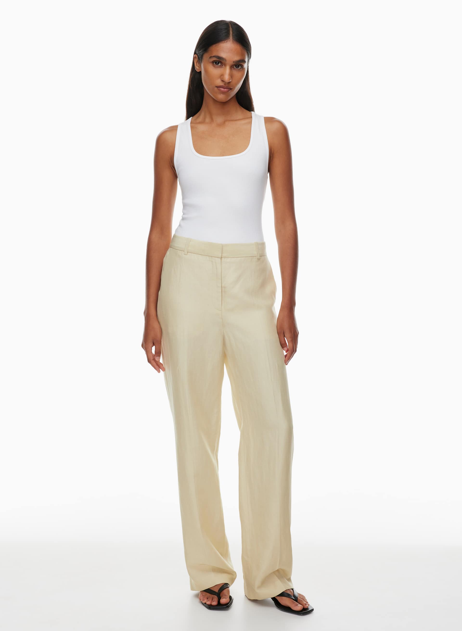 AGENCY LINEN PANT | Aritzia