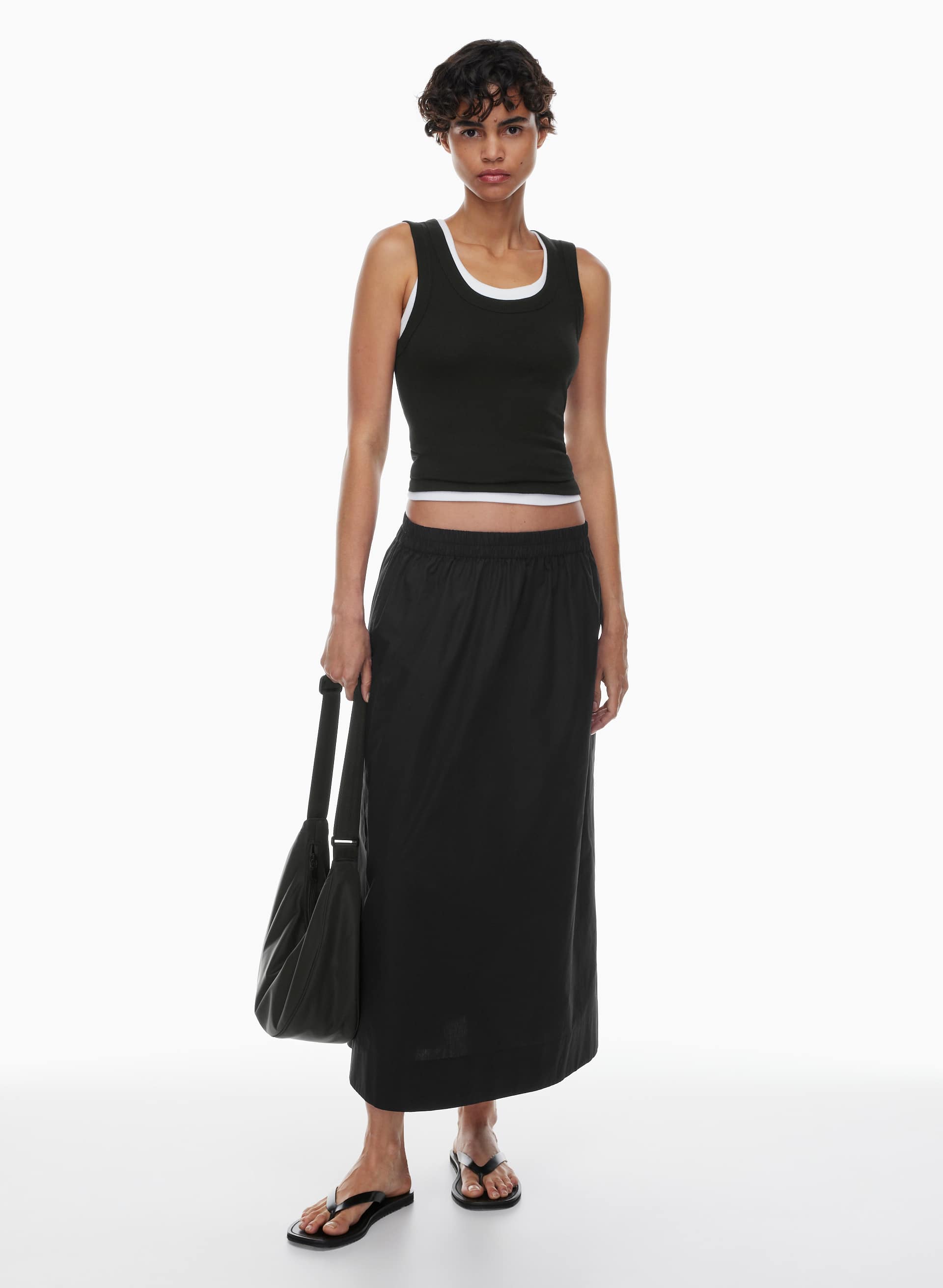BENEFIT POPLIN SKIRT | Aritzia