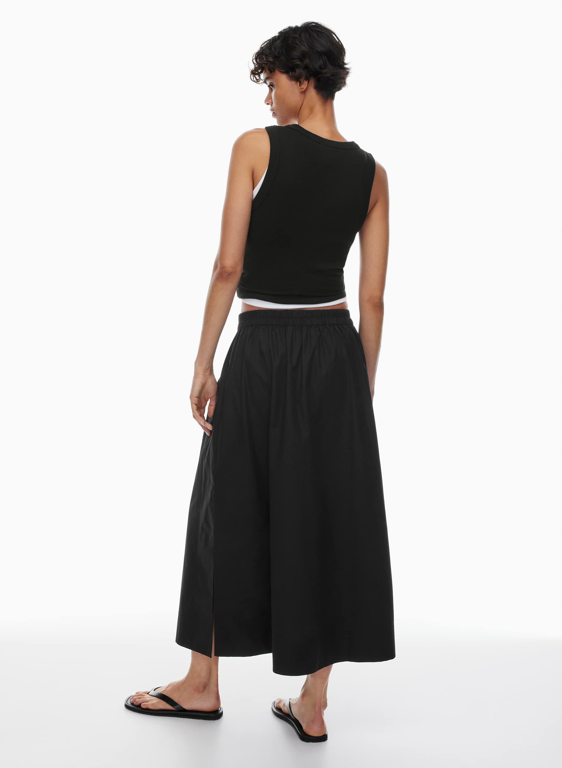 BENEFIT POPLIN SKIRT | Aritzia