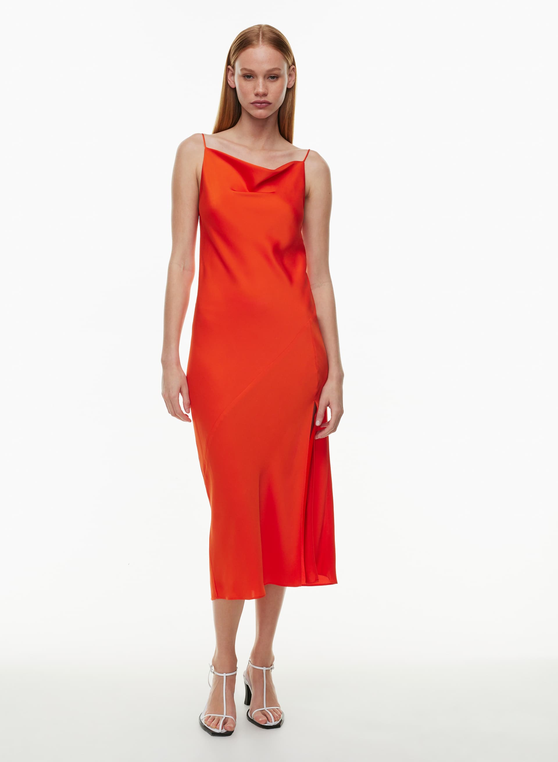 Fonda Satin Dress | Aritzia CA