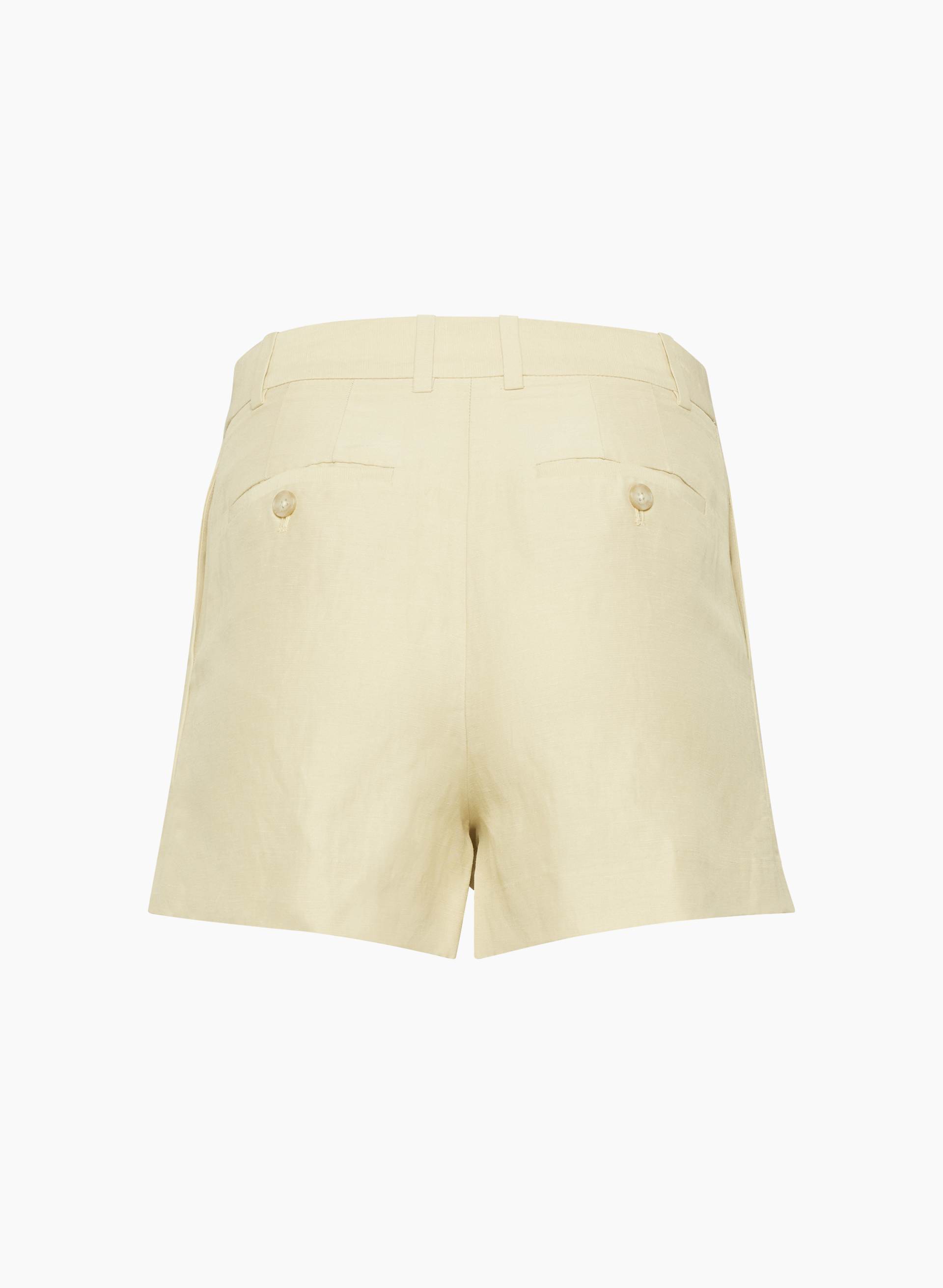 AGENCY LINEN MINI SHORT | Aritzia