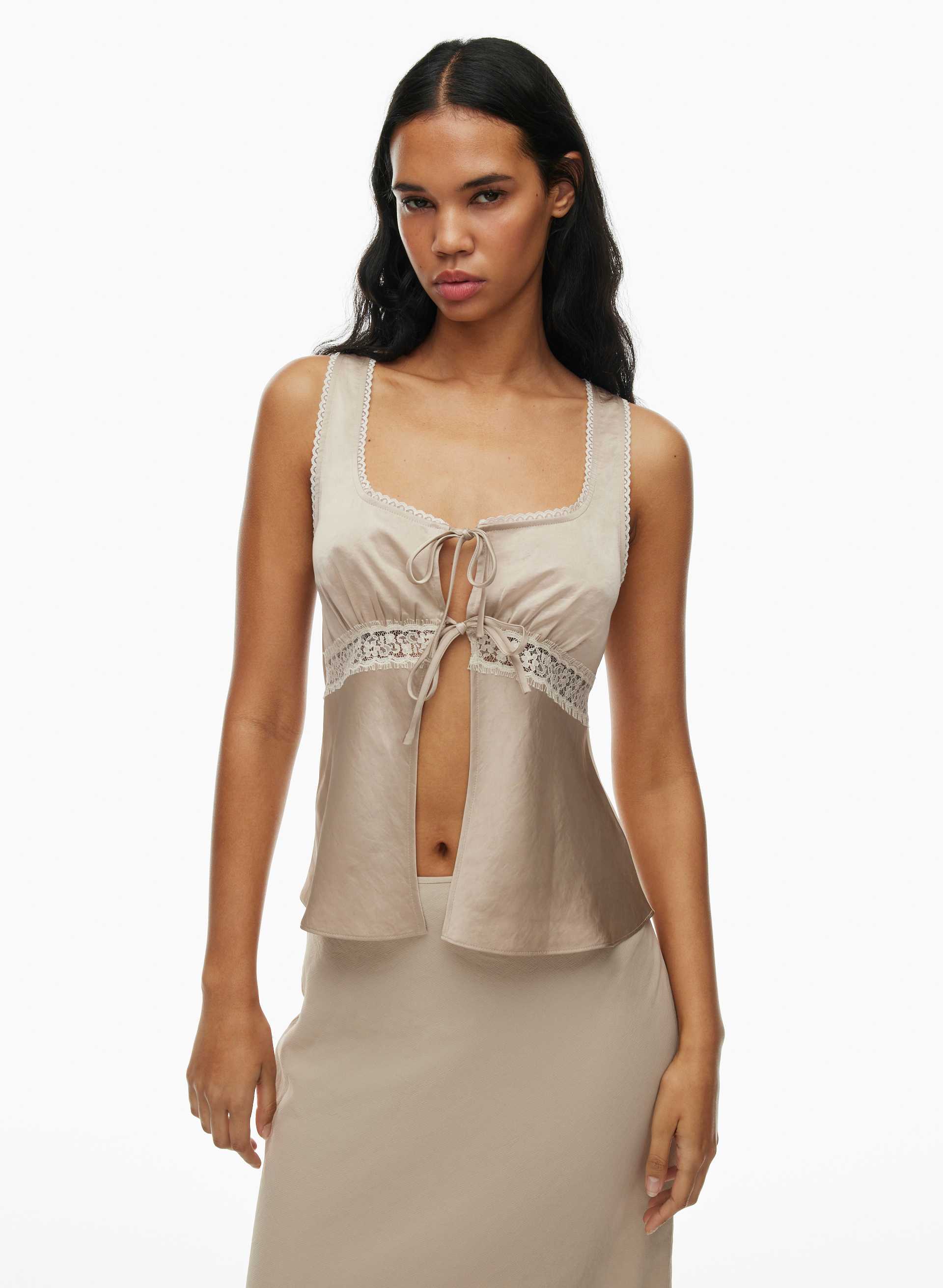 【希少/RARE】VIVIENNE TAM 鳥柄キャミソール アジアン 美品 Picnic Satin Camisole | Aritzia US