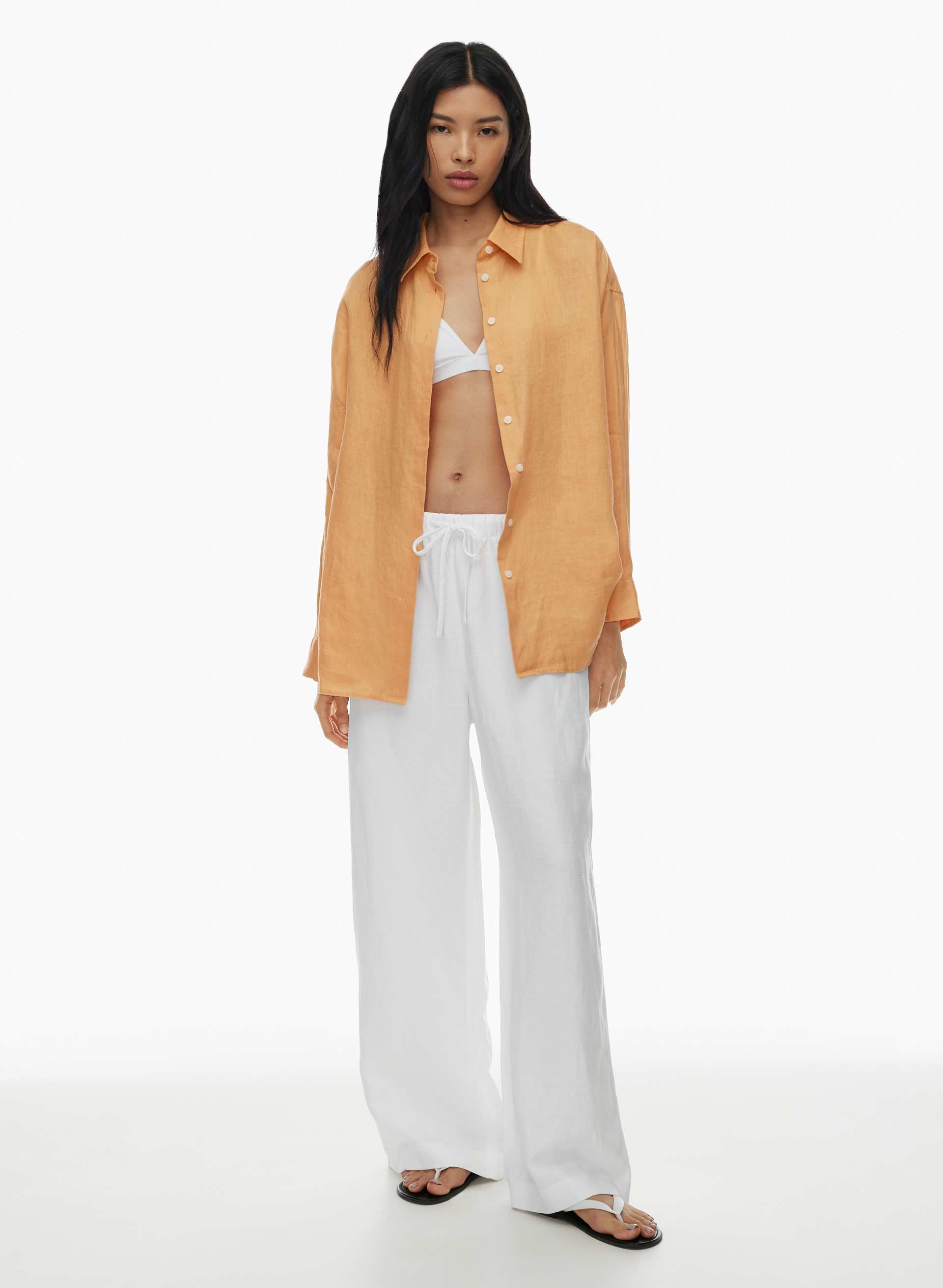 CHEMISE EN LIN CAMBRIDGE | Aritzia