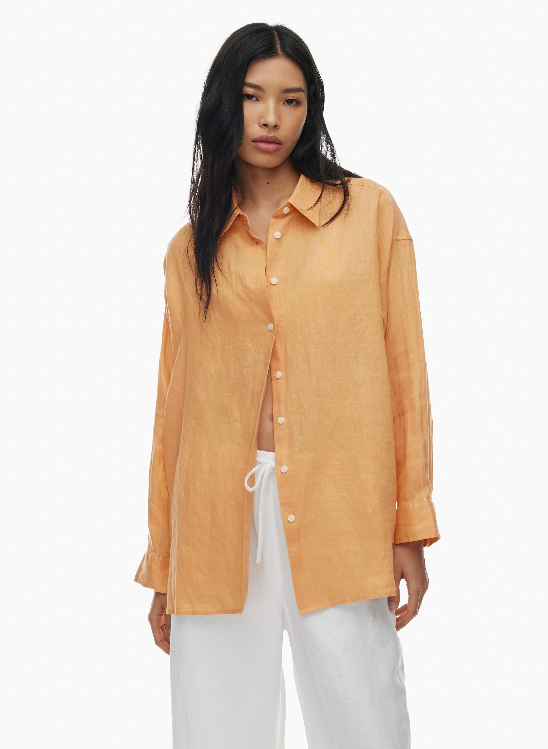 CHEMISE EN LIN CAMBRIDGE | Aritzia