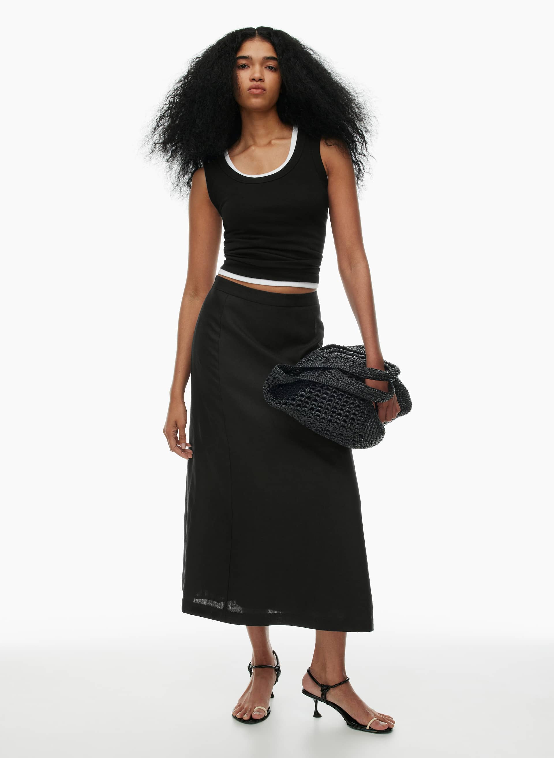 Crawford Linen Skirt | Aritzia US