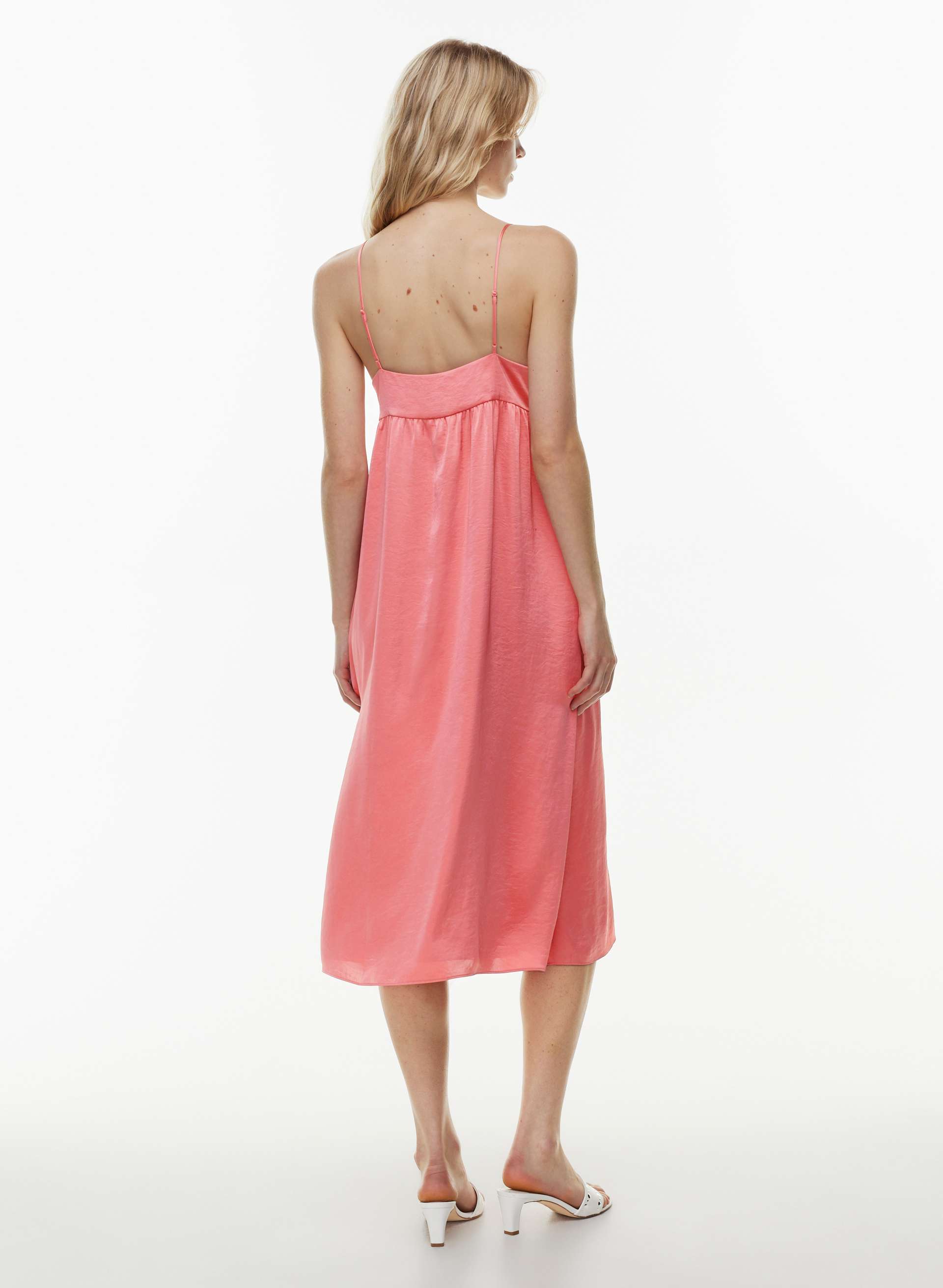 LOVER SATIN MIDI DRESS | Aritzia