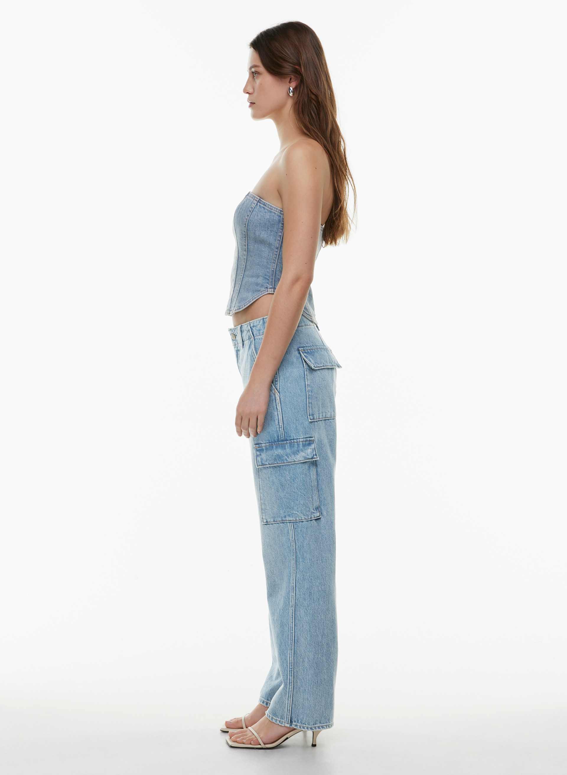 THE '90S EDIE LO-RISE CARGO JEAN | Aritzia