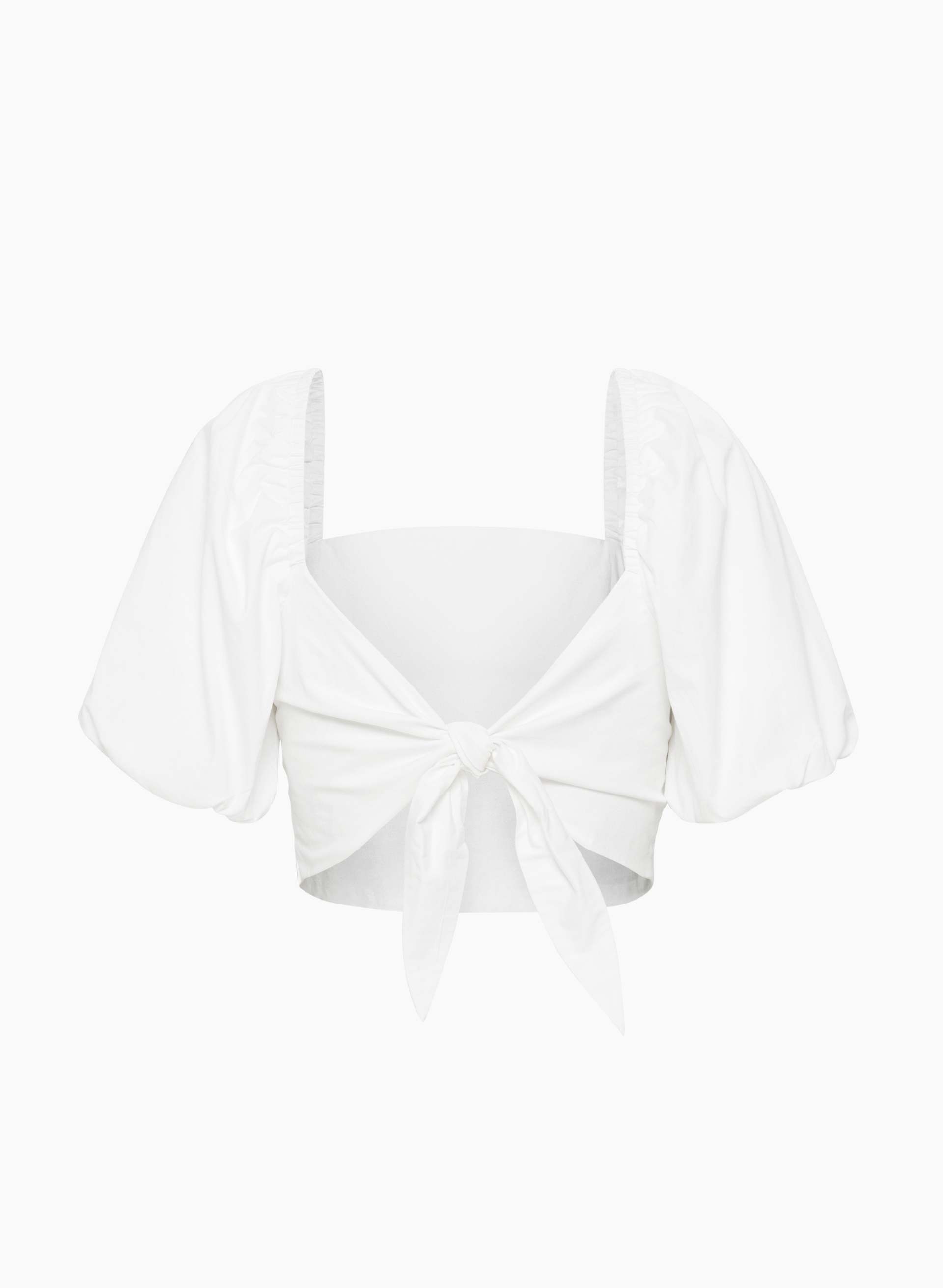 LUCIA POPLIN BLOUSE | Aritzia