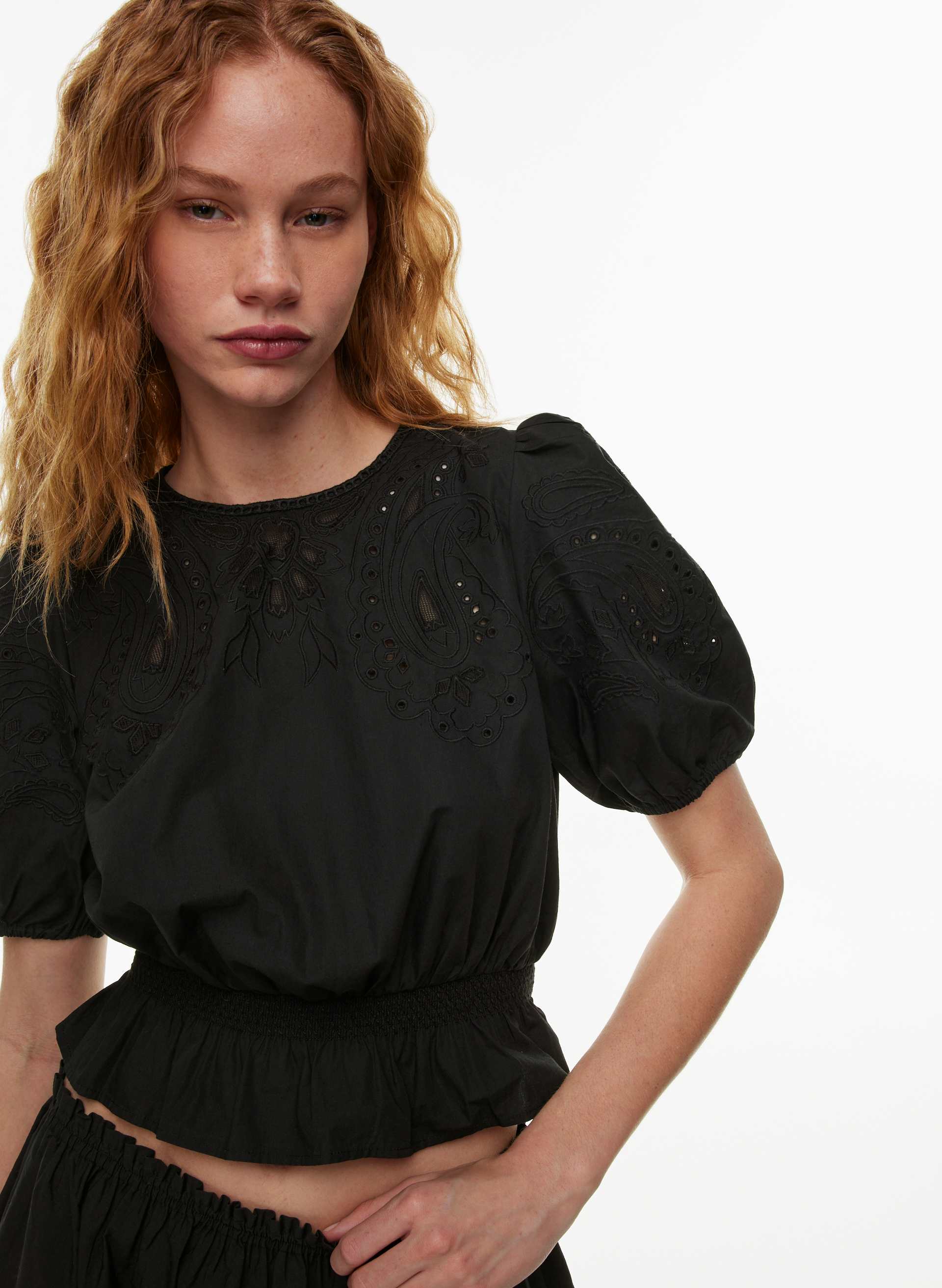 TAPA POPLIN BLOUSE | Aritzia