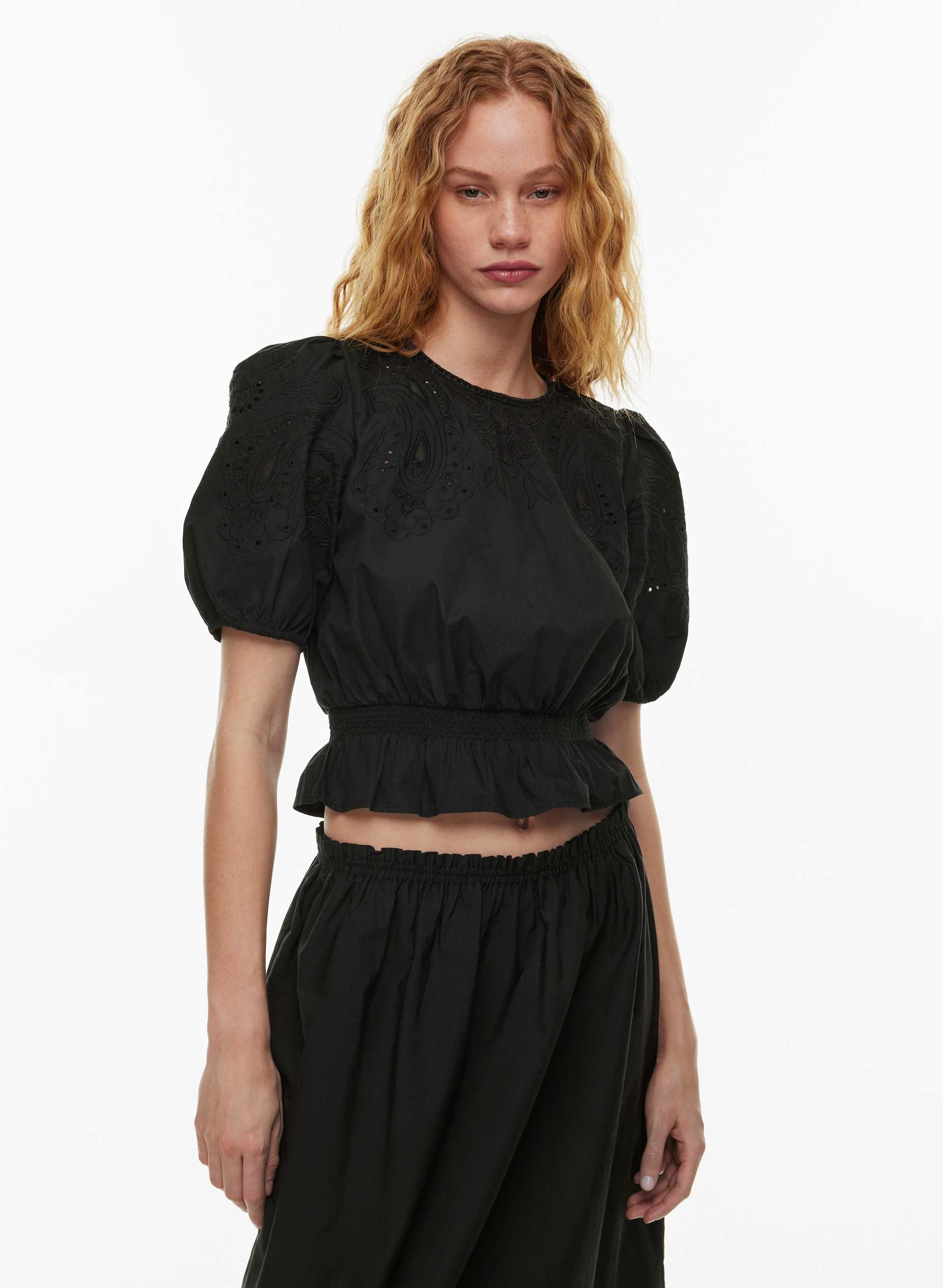 TAPA POPLIN BLOUSE | Aritzia