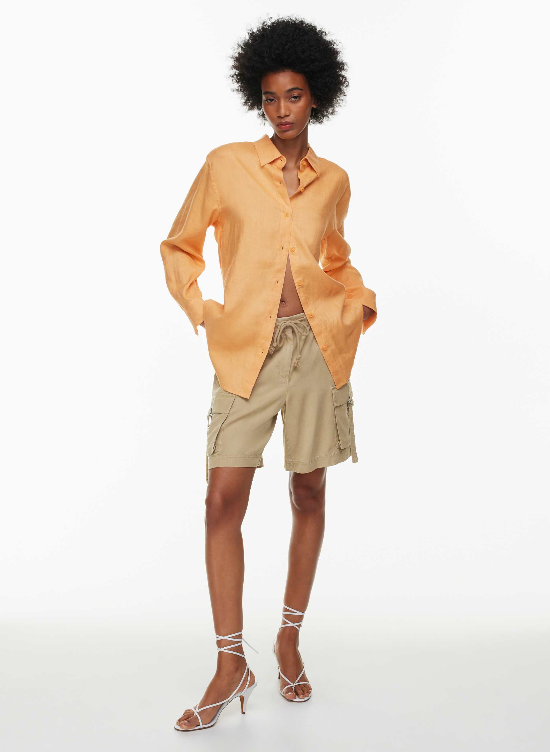 SAIL LINEN SHIRT | Aritzia