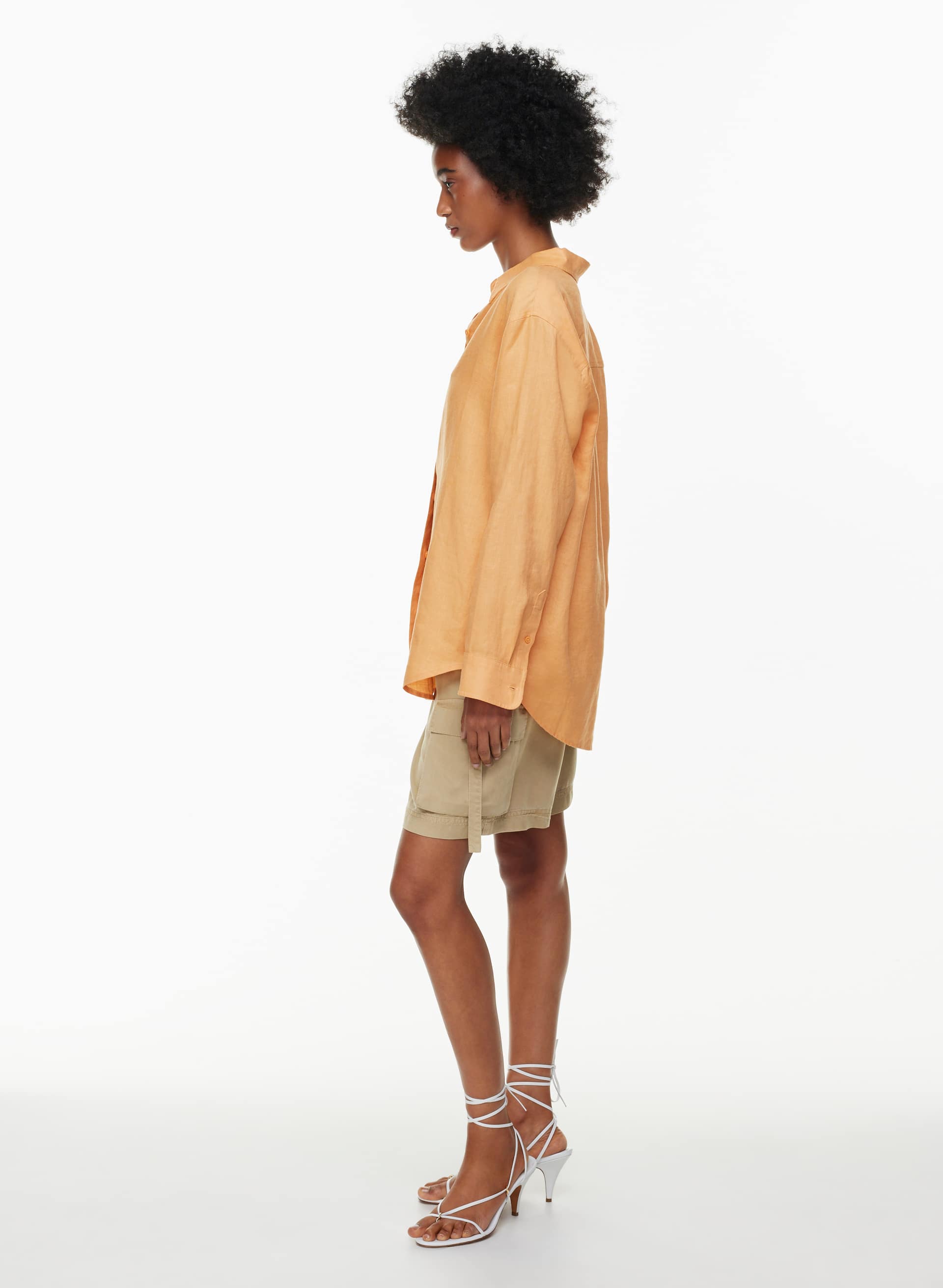 SAIL LINEN SHIRT | Aritzia
