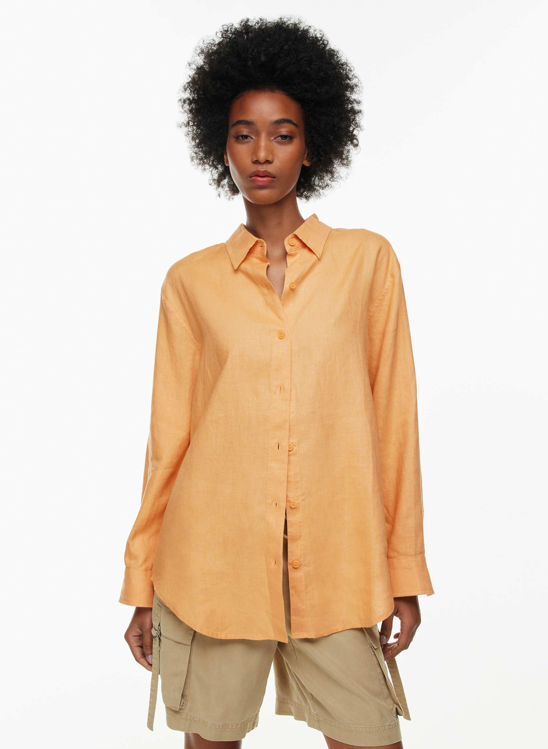 SAIL LINEN SHIRT | Aritzia