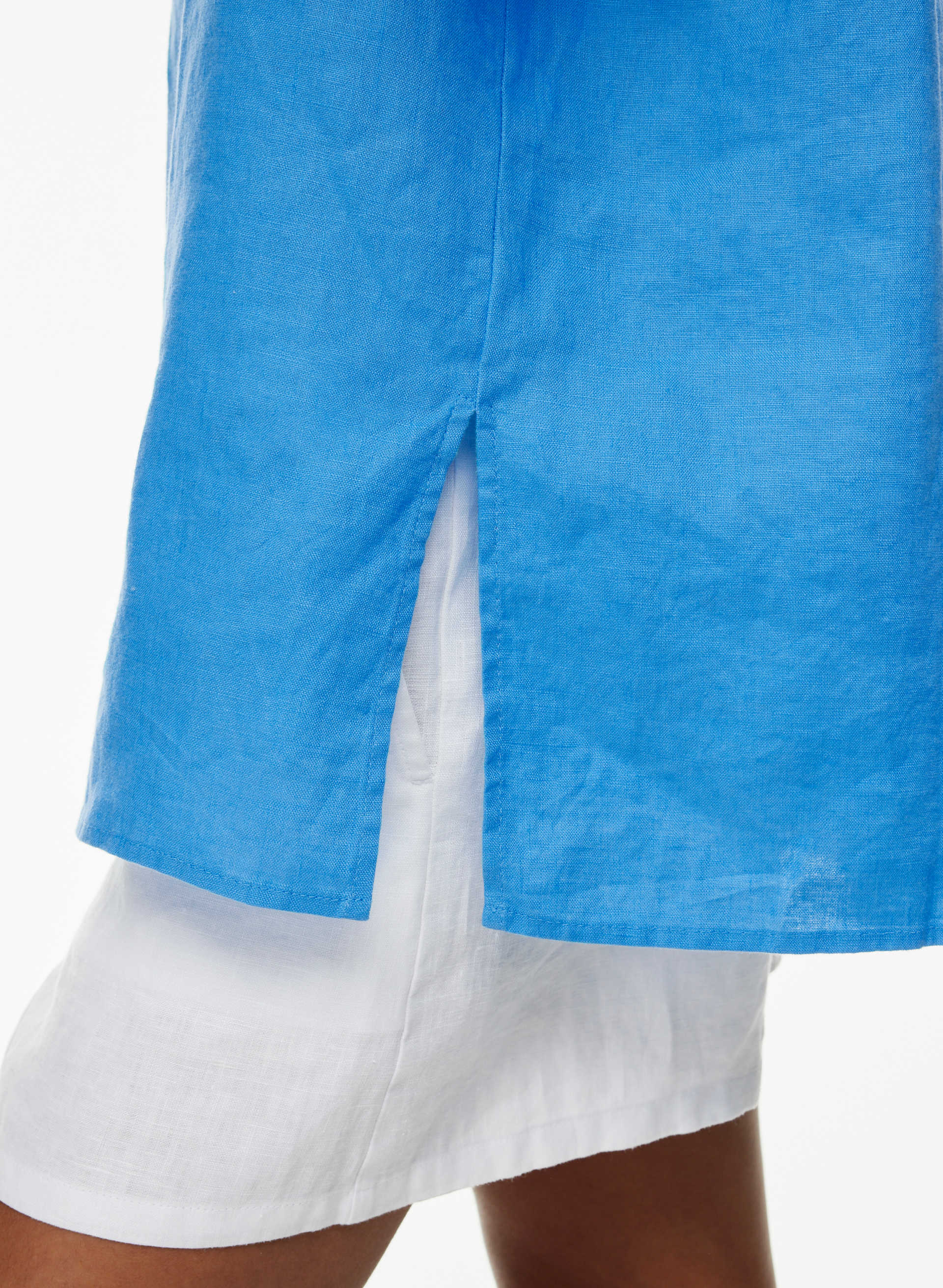 SEAFRONT LINEN BLOUSE | Aritzia