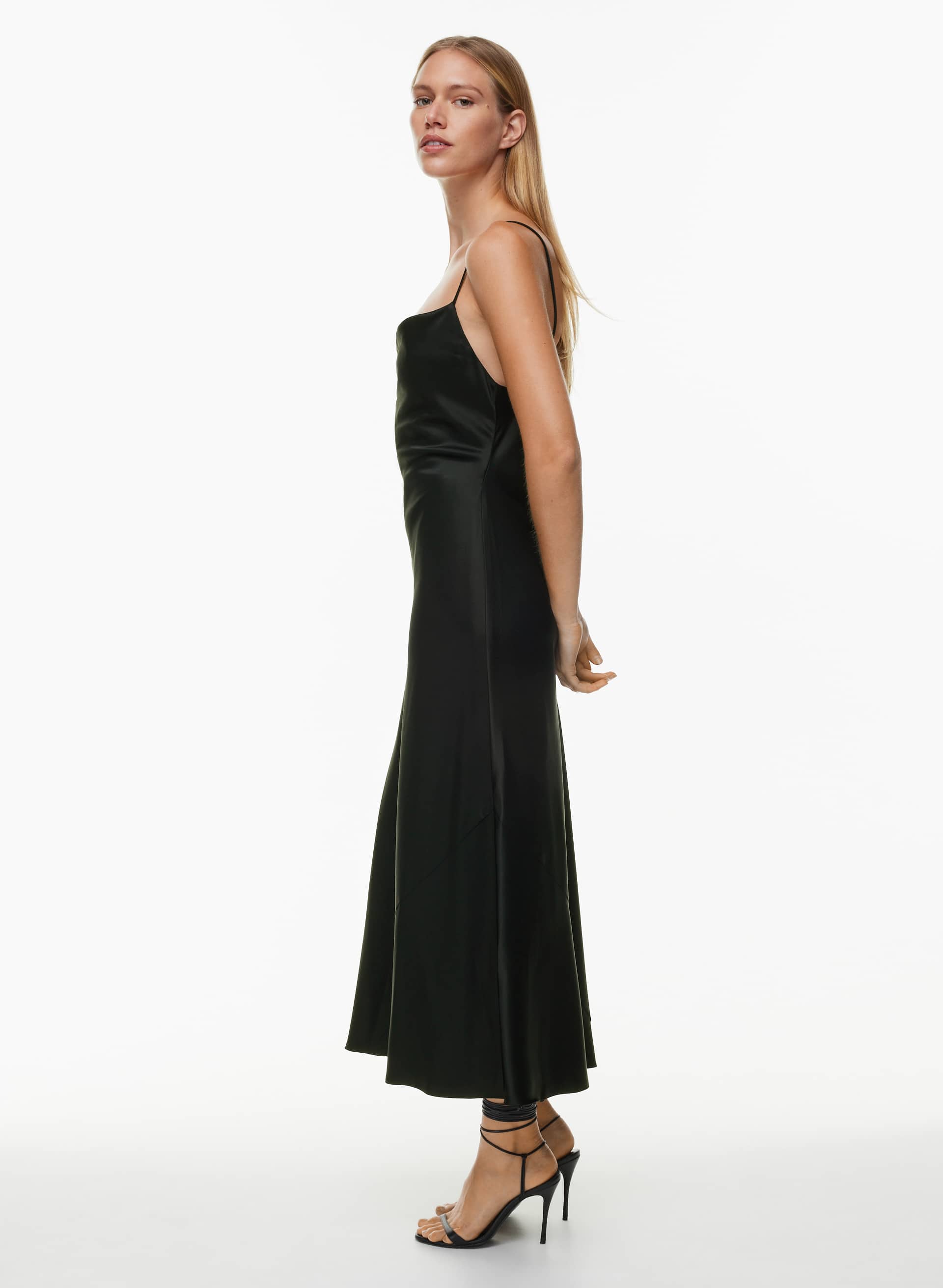 AFFECTION SATIN MAXI DRESS | Aritzia