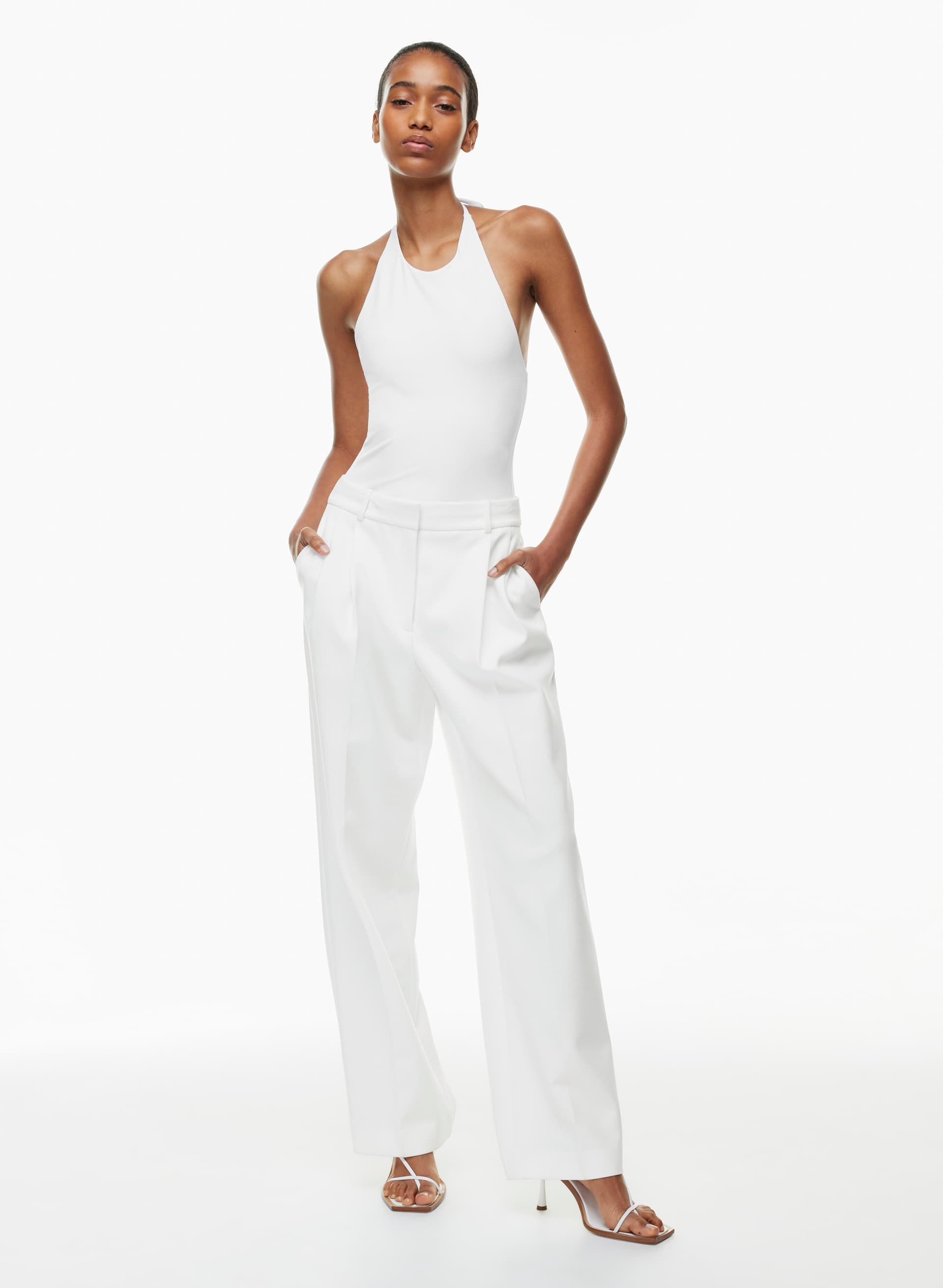 CONTOUR BEHOLD HALTER TOP | Aritzia