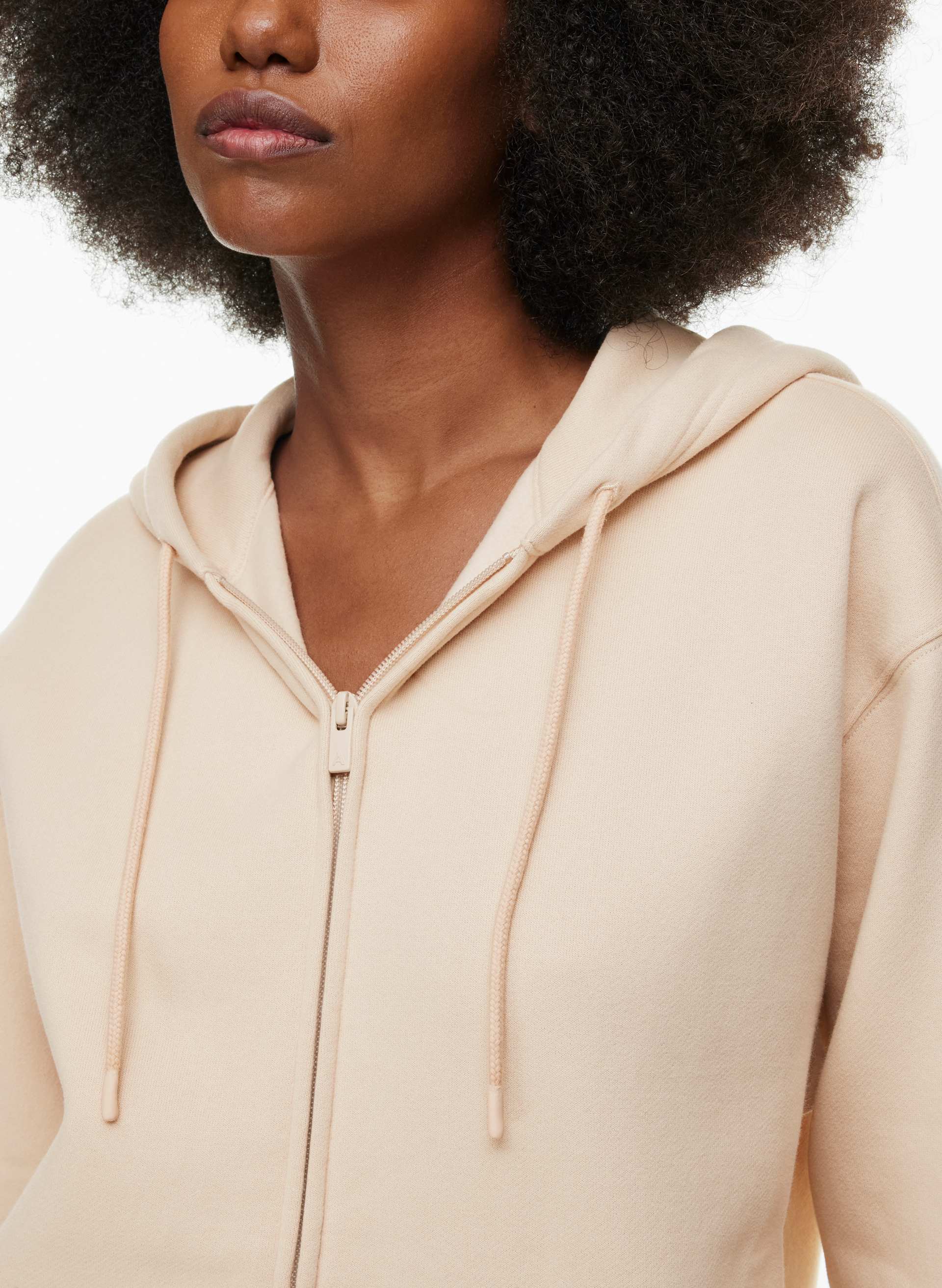 Cozy Fleece Boyfriend Zip Hoodie | Aritzia US