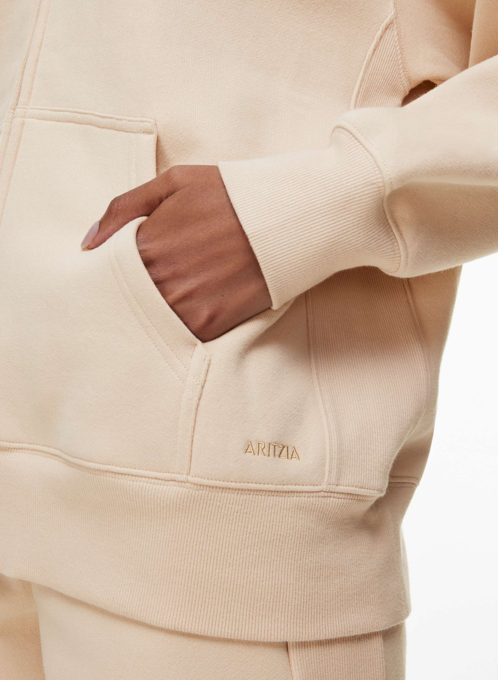 Cozy Fleece Boyfriend Zip Hoodie | Aritzia US