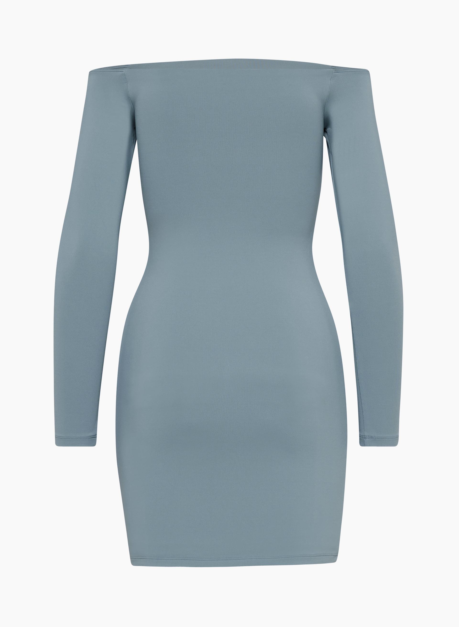Contour Off-Shoulder Longsleeve Dress | Aritzia CA