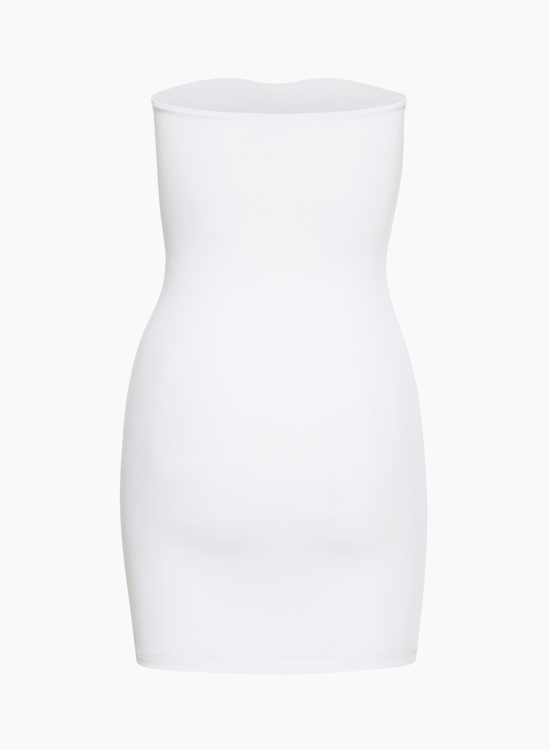 white tube bodycon dress MINI TUBE DRESS WHITE  SPRWMN