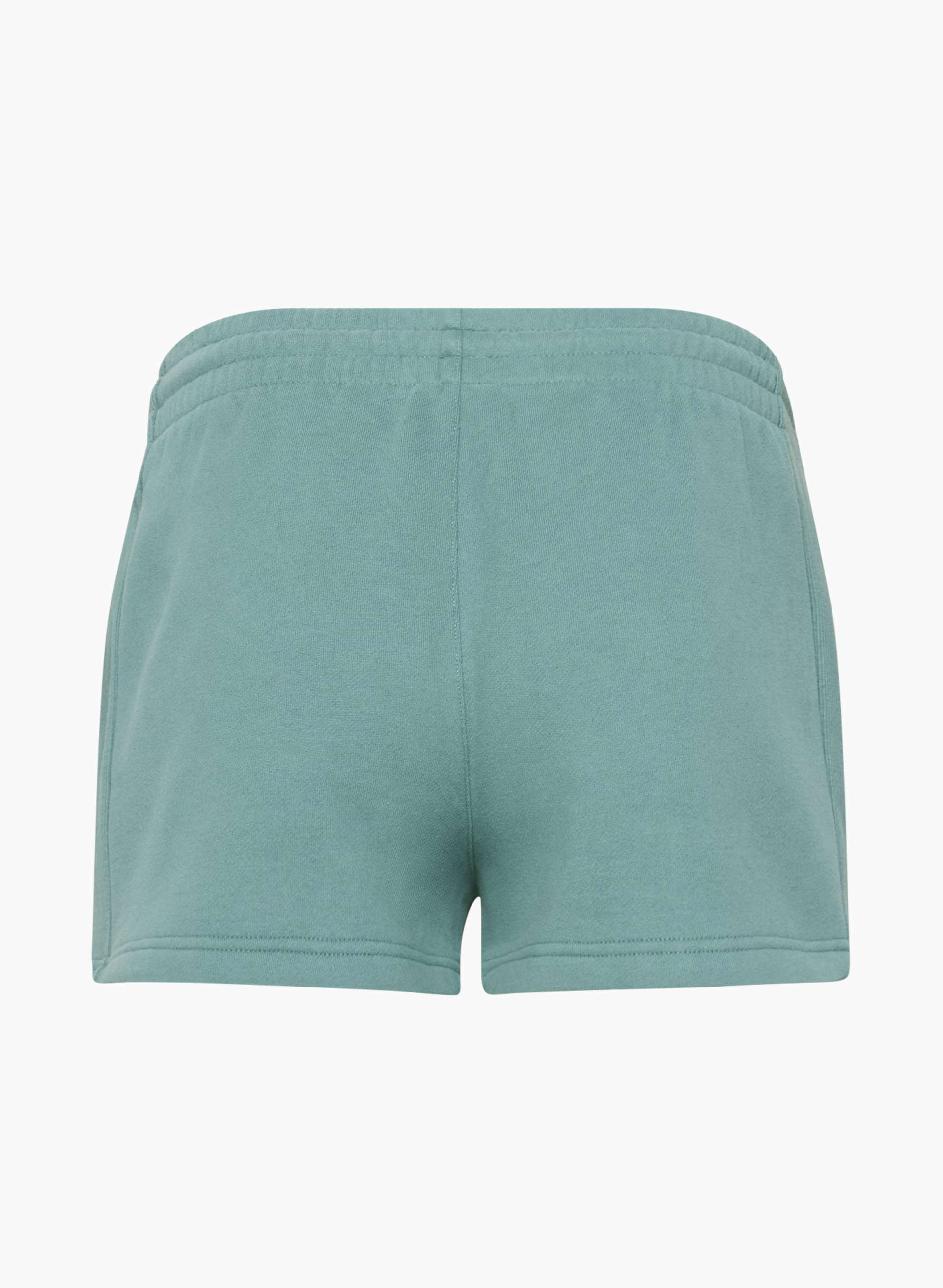 COZY FLEECE BOYFRIEND MINI SWEATSHORT | Aritzia