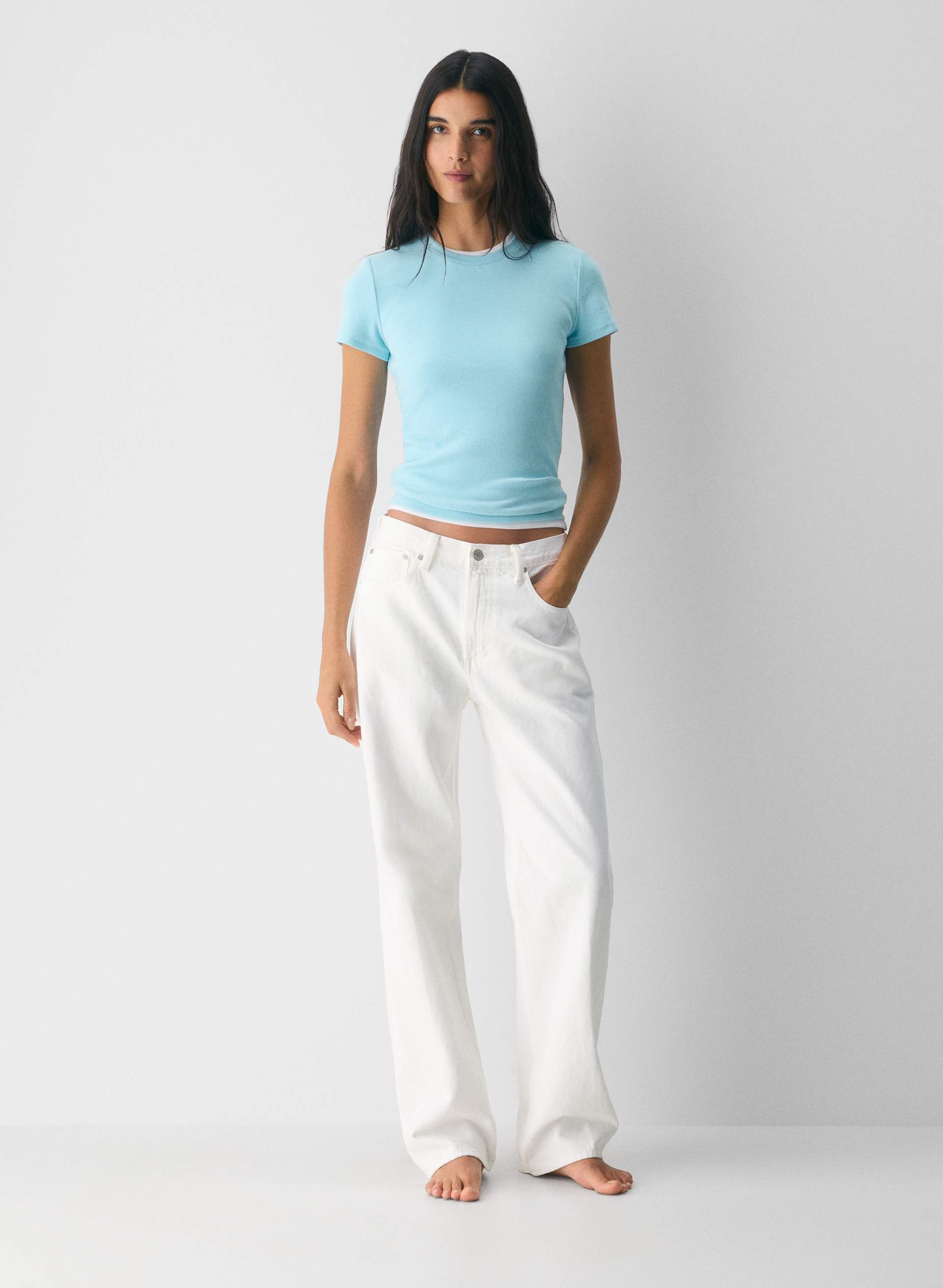  T-SHIRT TUNE - HOMESTRETCH™ CÔTELÉ | Aritzia