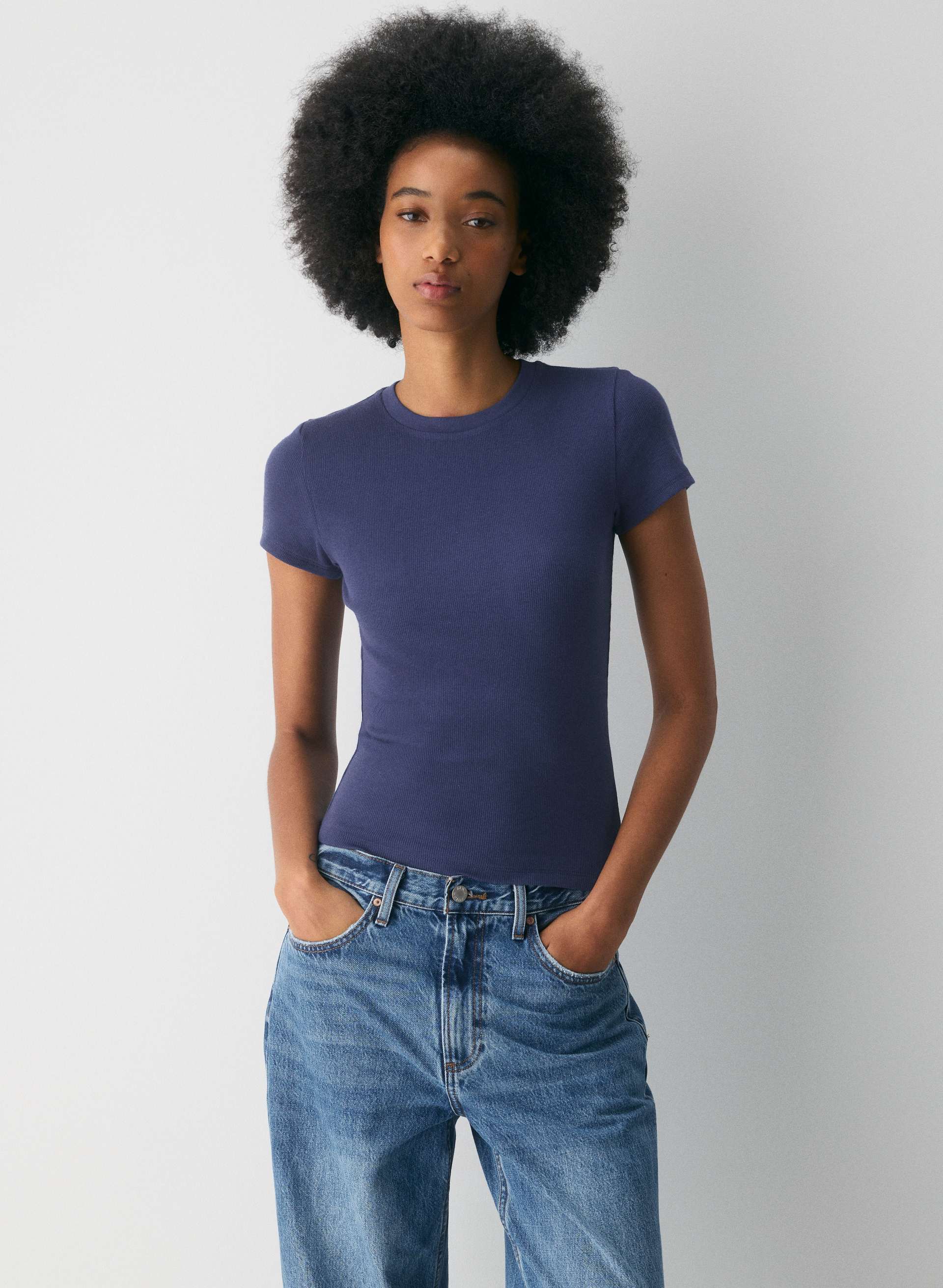 HomeStretch™ Rib Tune T-Shirt | Aritzia US