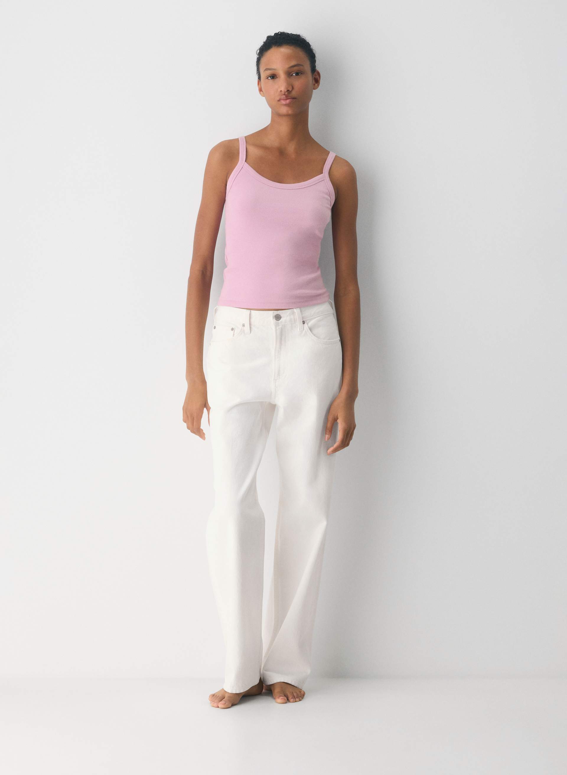 HOMESTRETCH™ RIB SPECTRUM CAMI TANK | Aritzia
