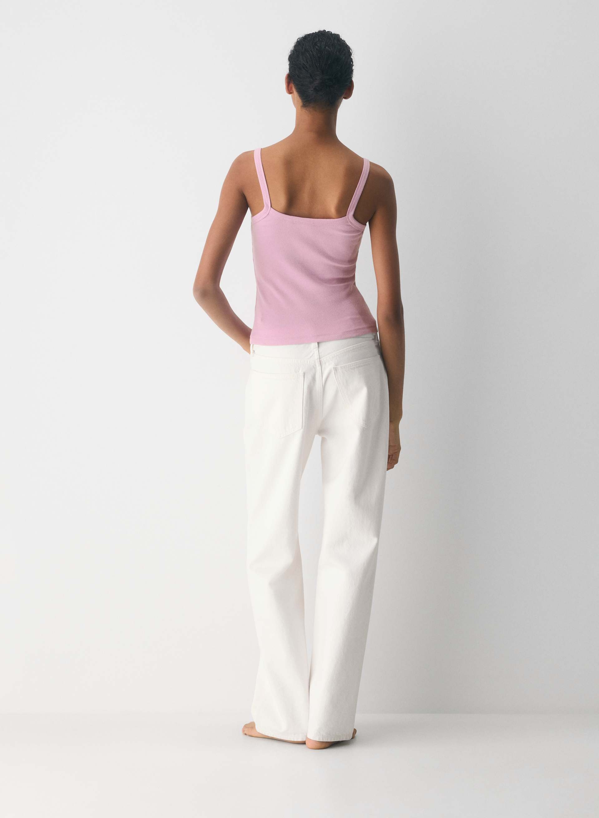 HOMESTRETCH™ RIB SPECTRUM CAMI TANK | Aritzia