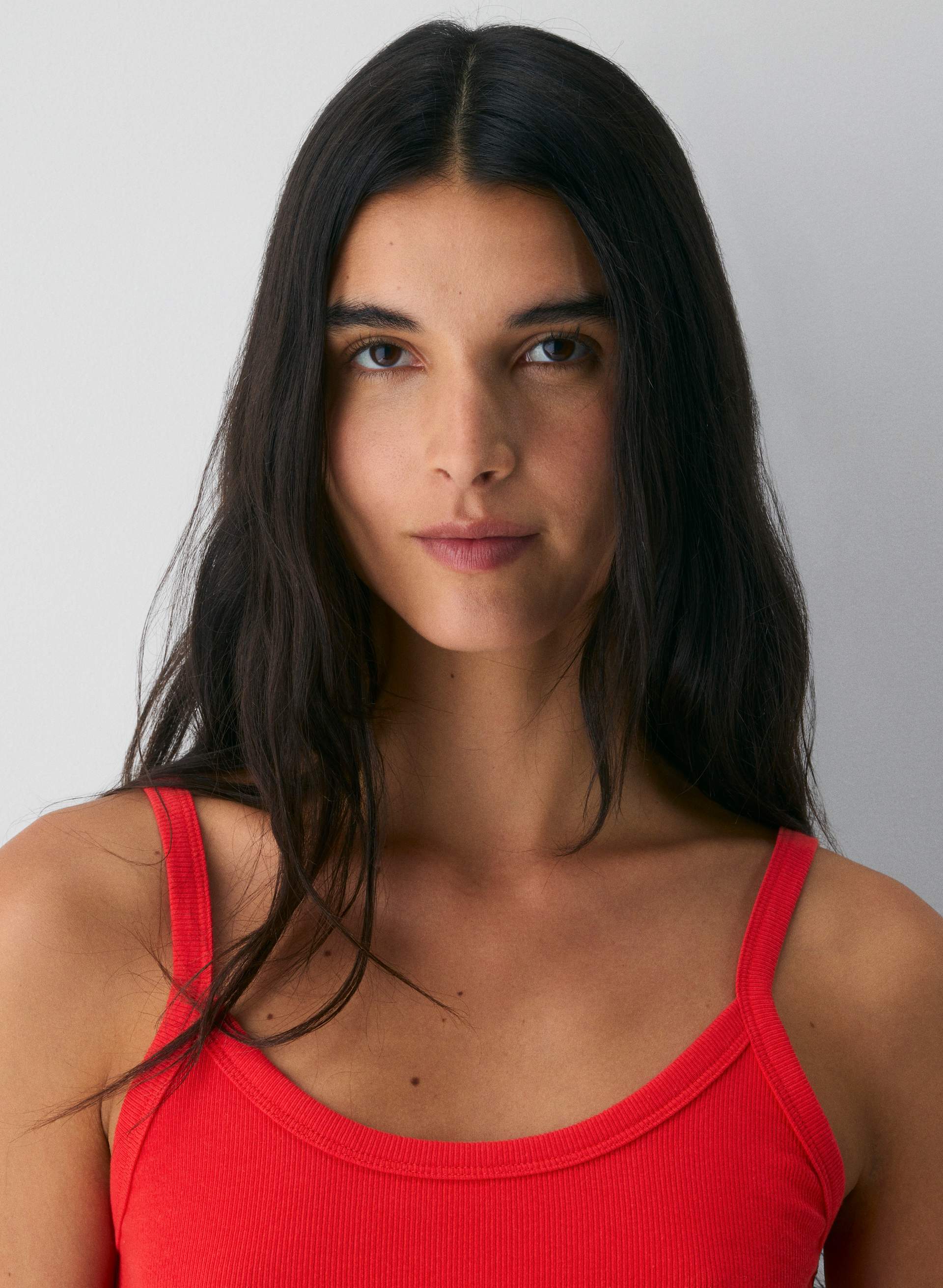 HOMESTRETCH™ RIB SPECTRUM CAMI TANK | Aritzia