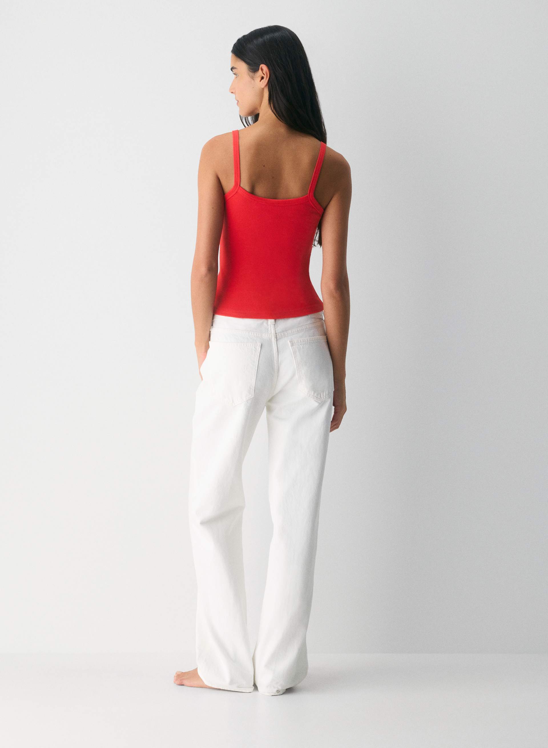 HOMESTRETCH™ RIB SPECTRUM CAMI TANK | Aritzia