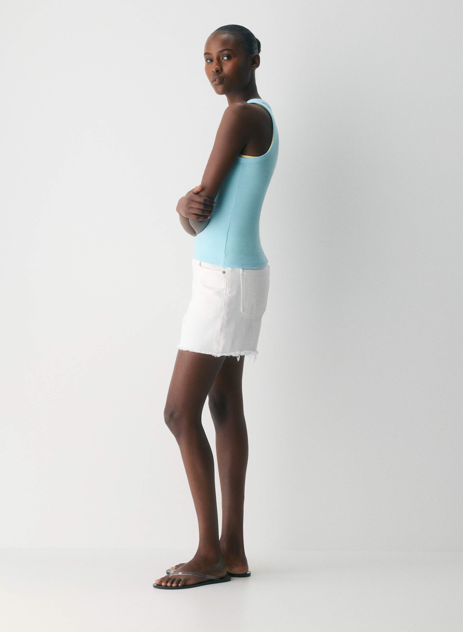 HomeStretch™ Rib Vinyl Tank | Aritzia US