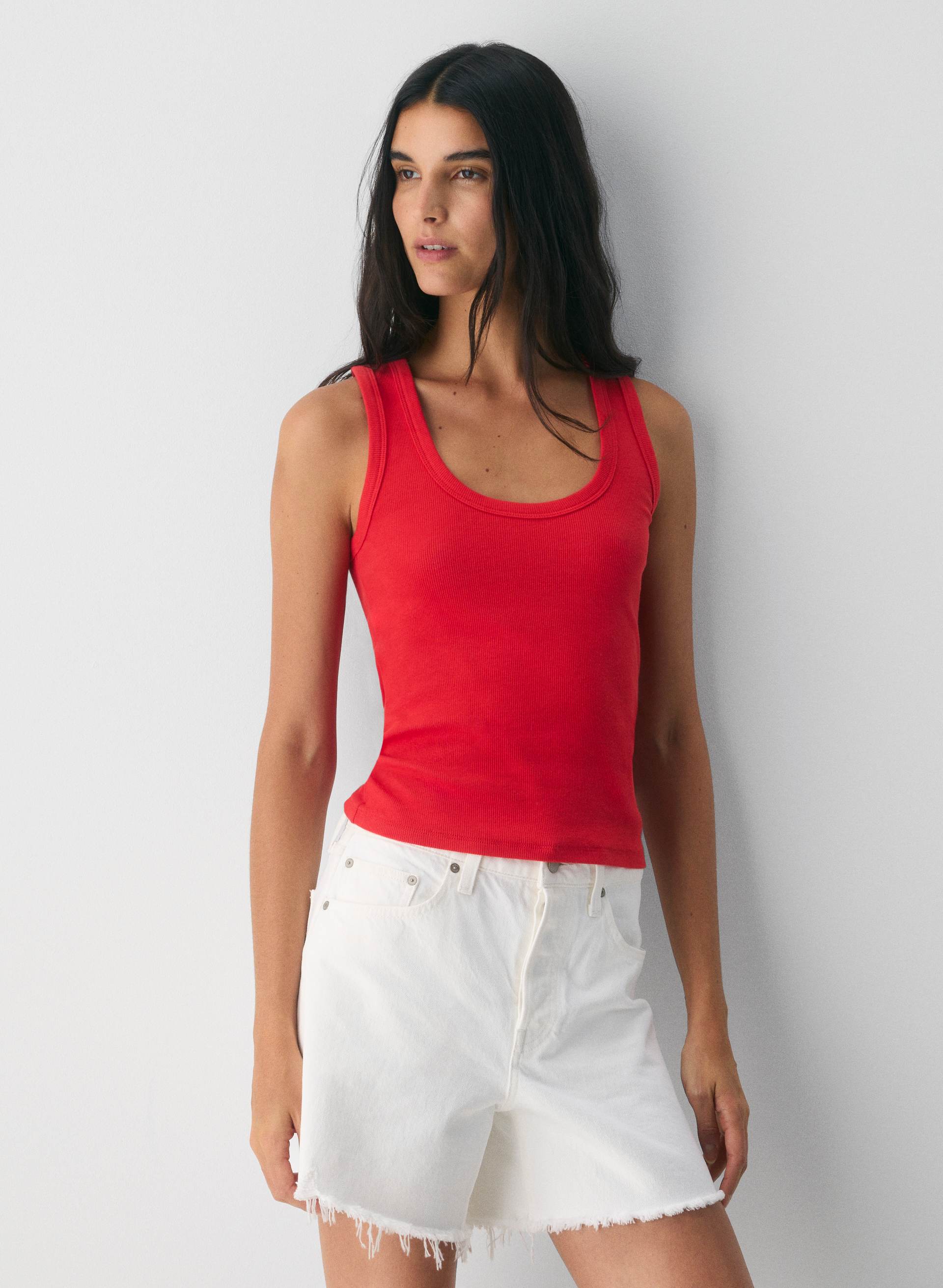  DÉBARDEUR VINYL - HOMESTRETCH™ CÔTELÉ | Aritzia
