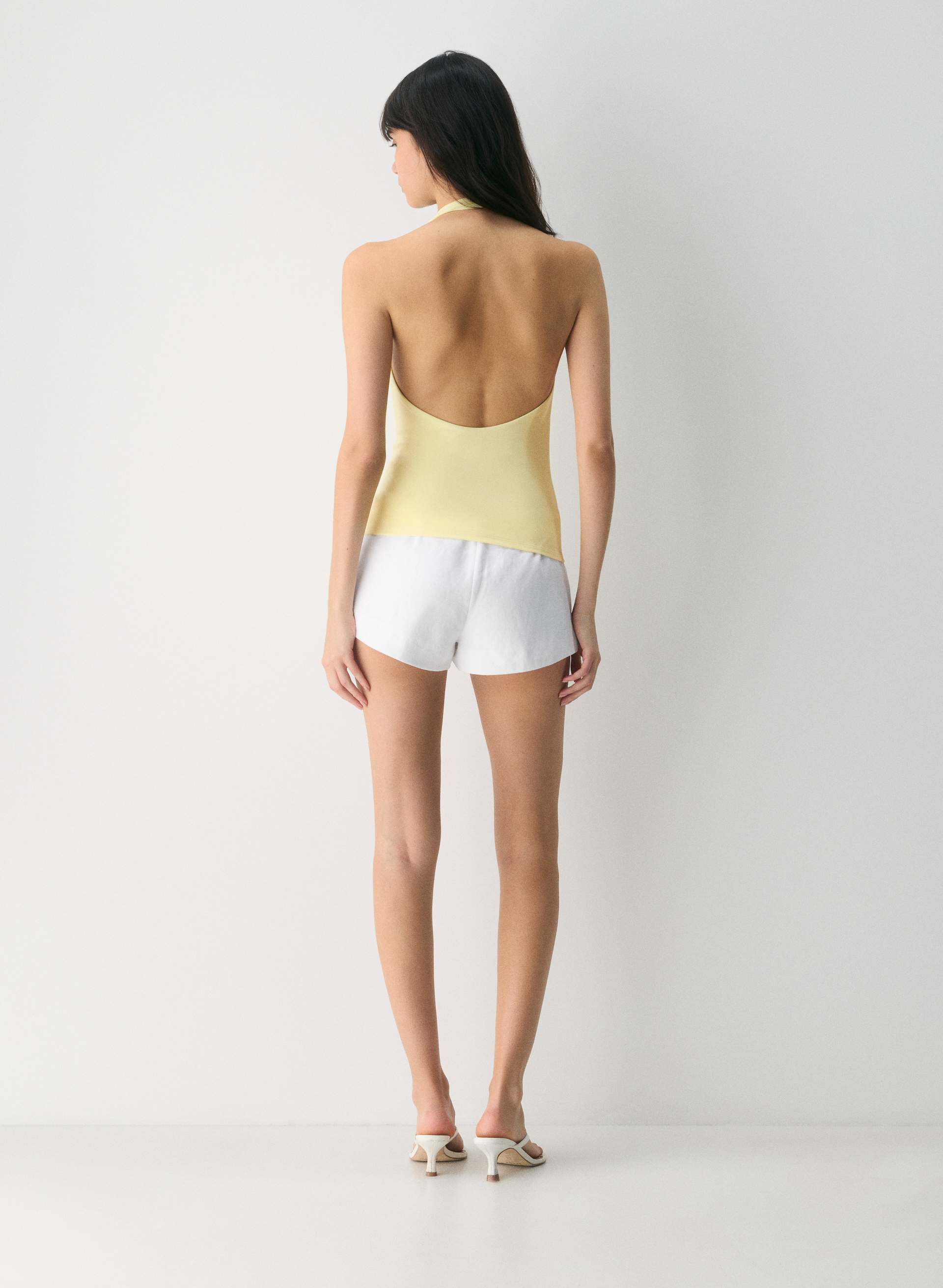 SMOOTH MATTER™ TABLEAU HALTER TOP | Aritzia