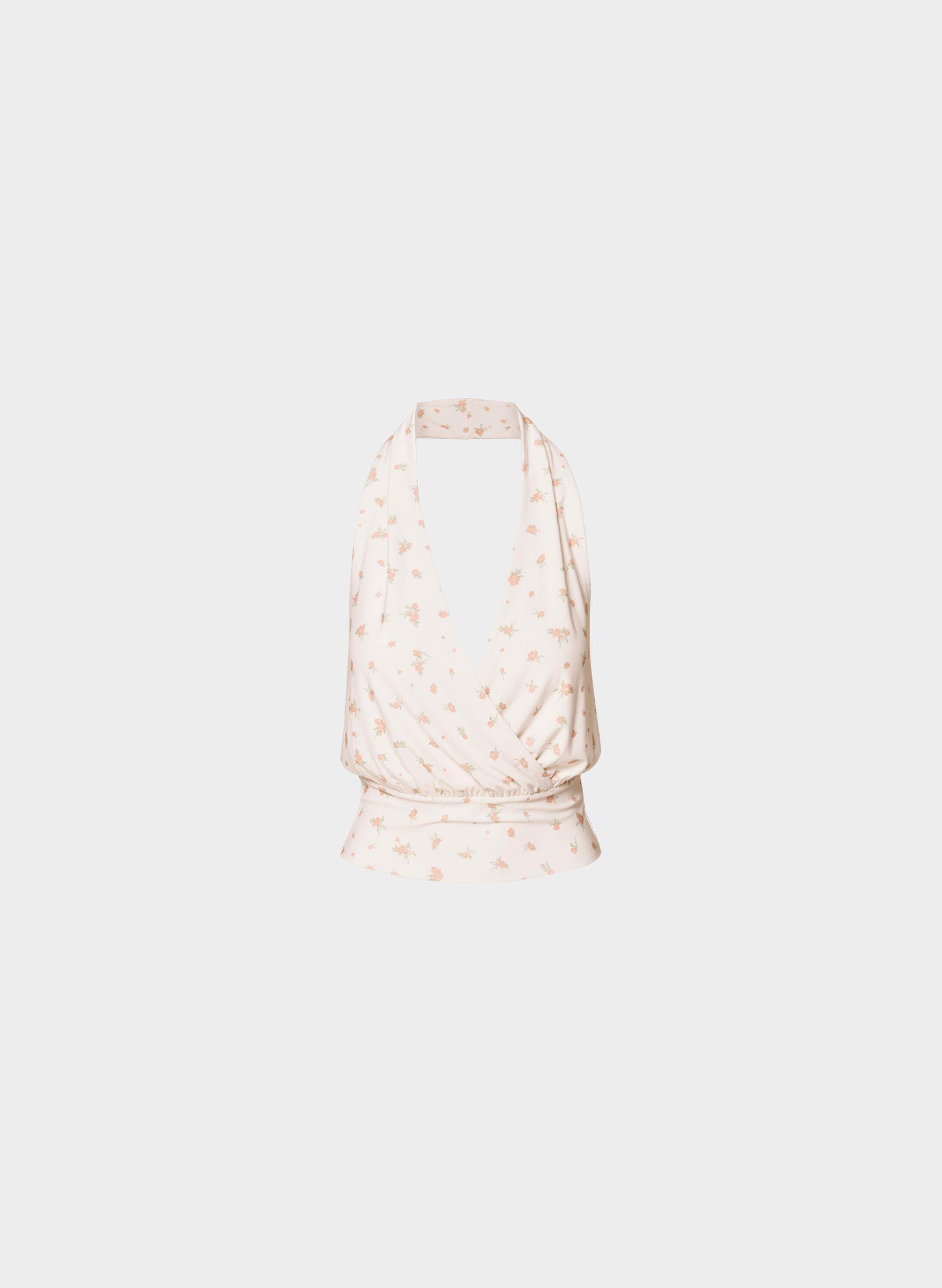 SMOOTH MATTER™ VALLEY HALTER TOP - Drapey jersey halter top. 