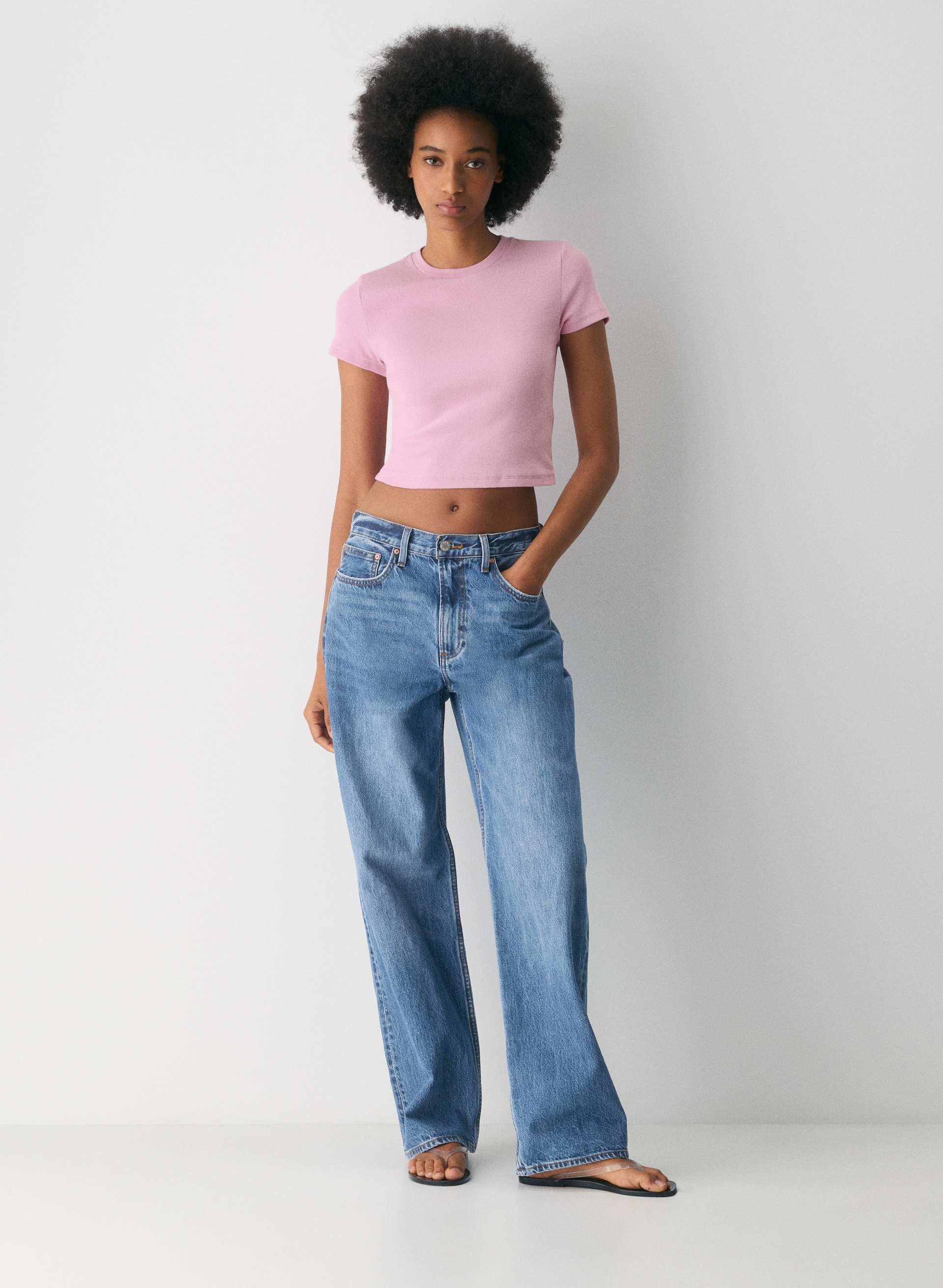 HOMESTRETCH™ RIB TUNE WAIST T-SHIRT | Aritzia