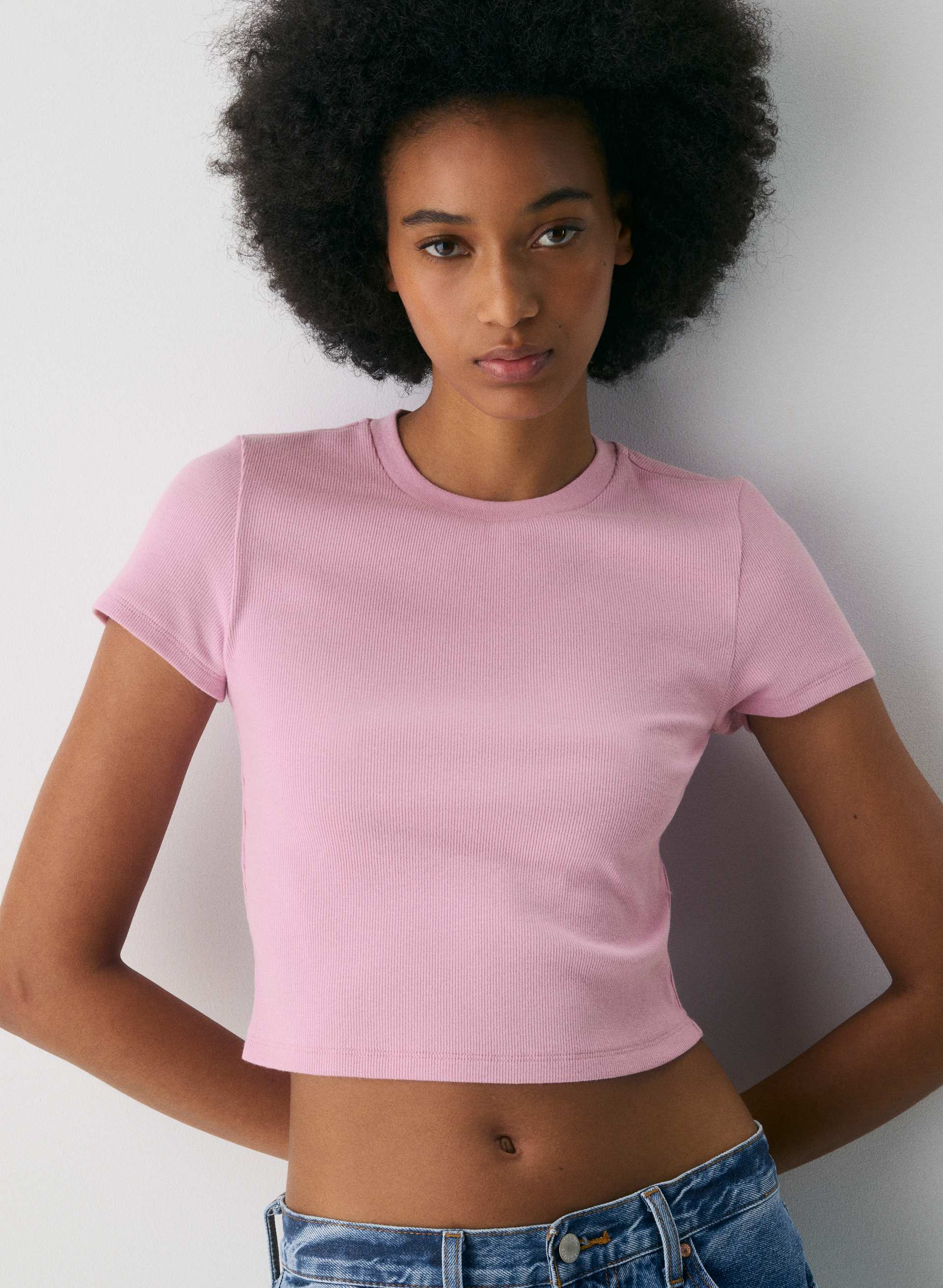 HOMESTRETCH™ RIB TUNE WAIST T-SHIRT | Aritzia