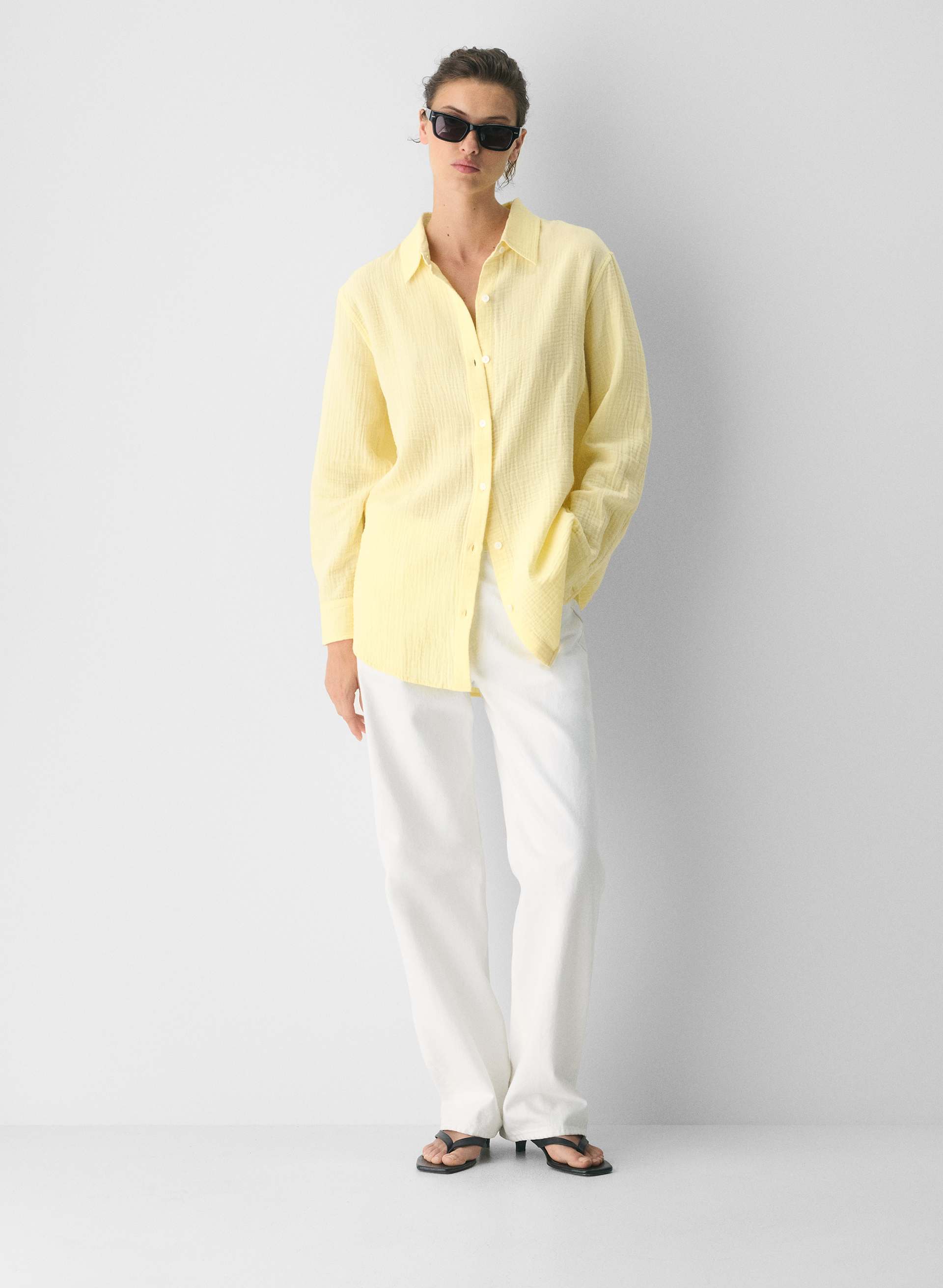 light yellow dress shirt Daniel Ellissa Mens Gold Shiny Satin Formal Tie Set 3012 SUITSUPPLY Light Yellow Linen Shirt,