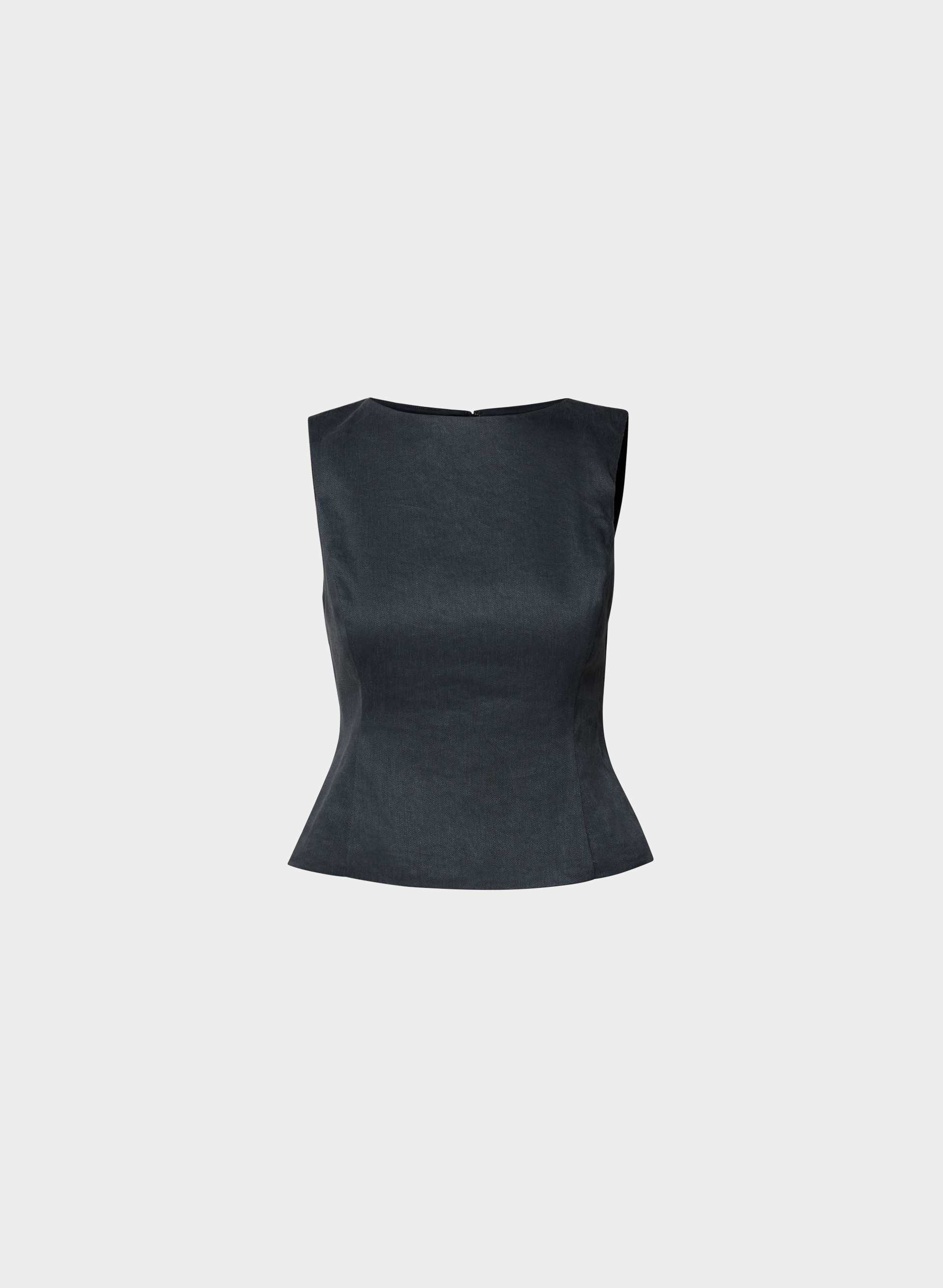 ENIGMA LINEN TOP | Aritzia