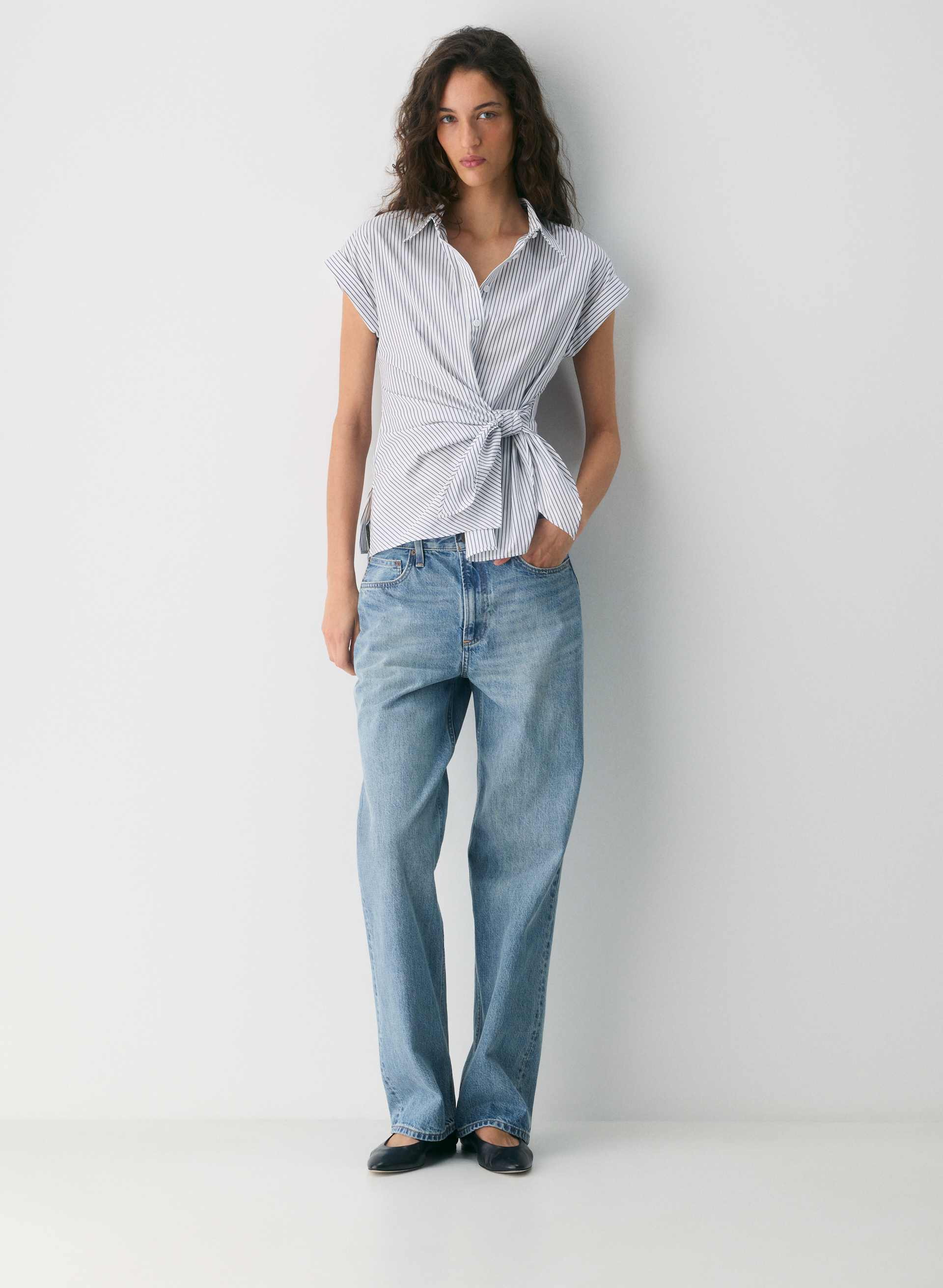 BLUEPRINT POPLIN SHIRT | Aritzia