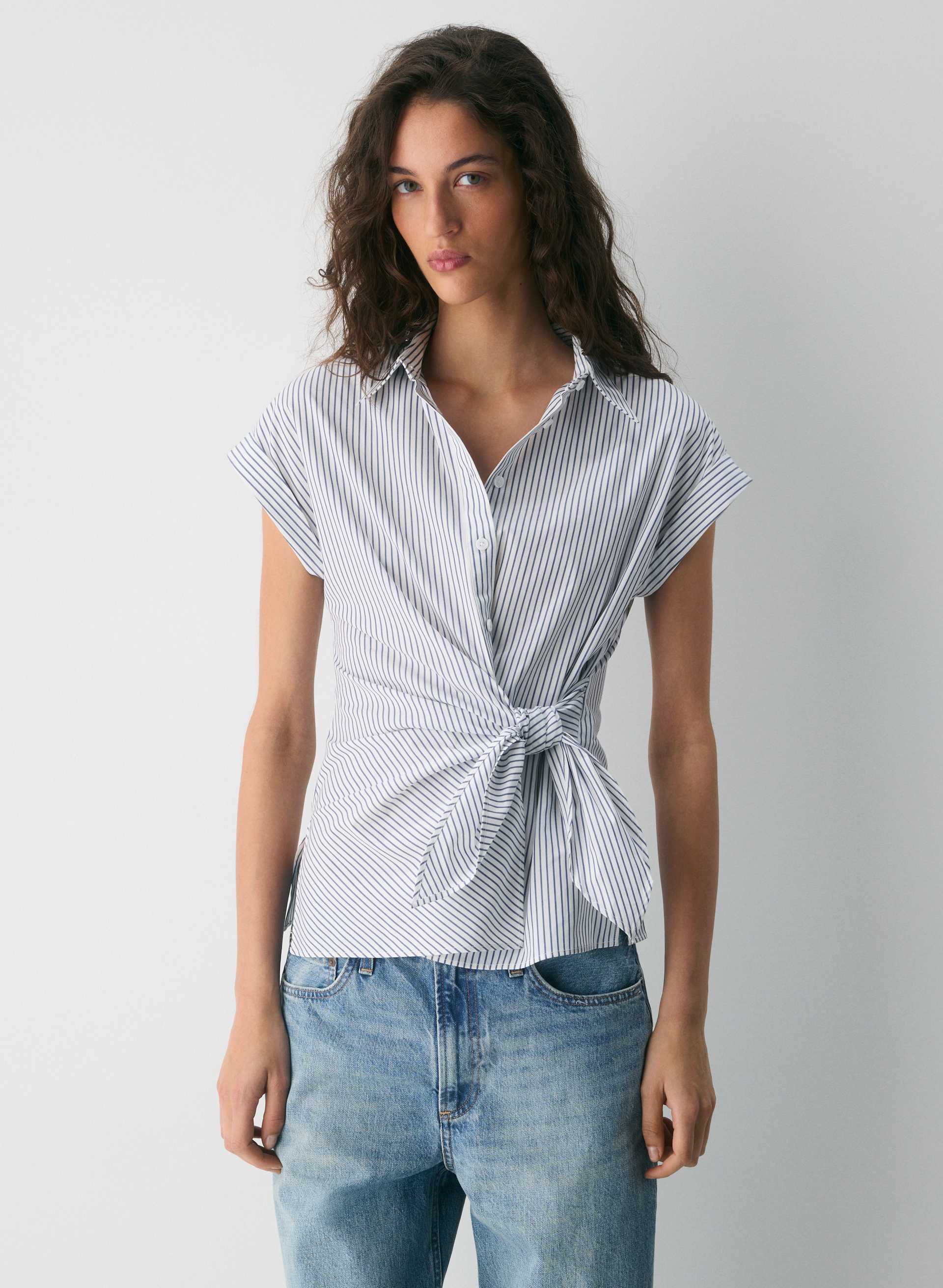 BLUEPRINT POPLIN SHIRT | Aritzia